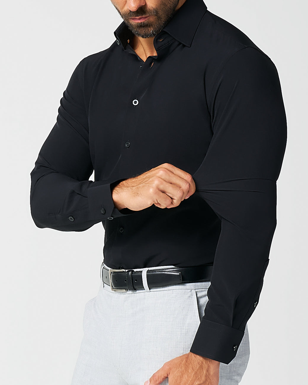 "The Von" Solid Black - Classic Fit