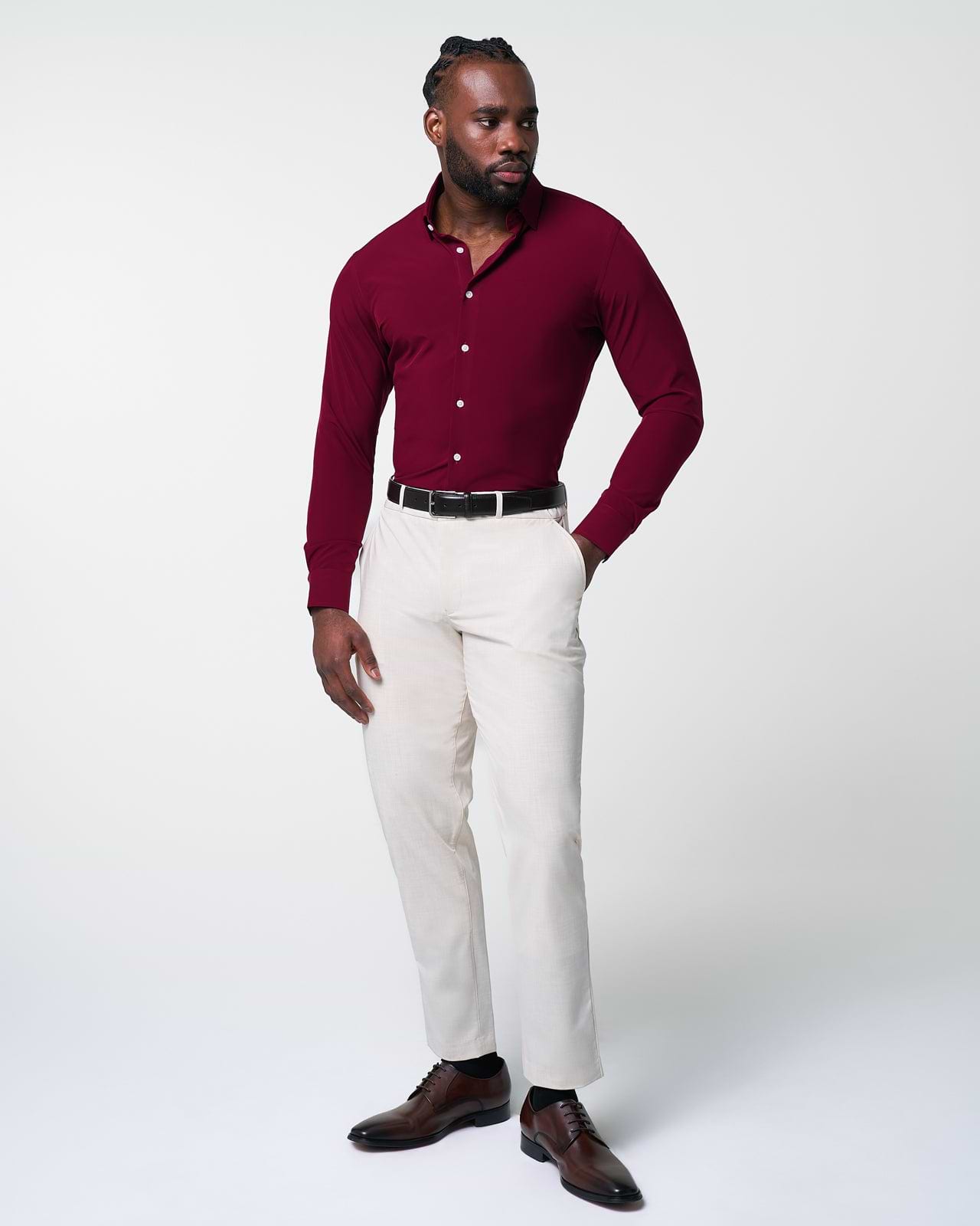 "The Ward" Solid Maroon