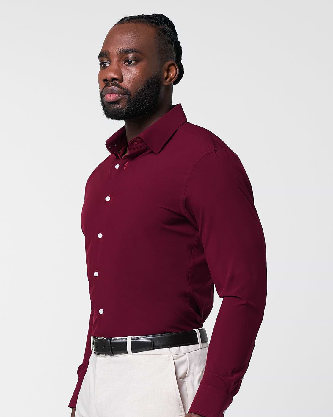 "The Ward" Solid Maroon
