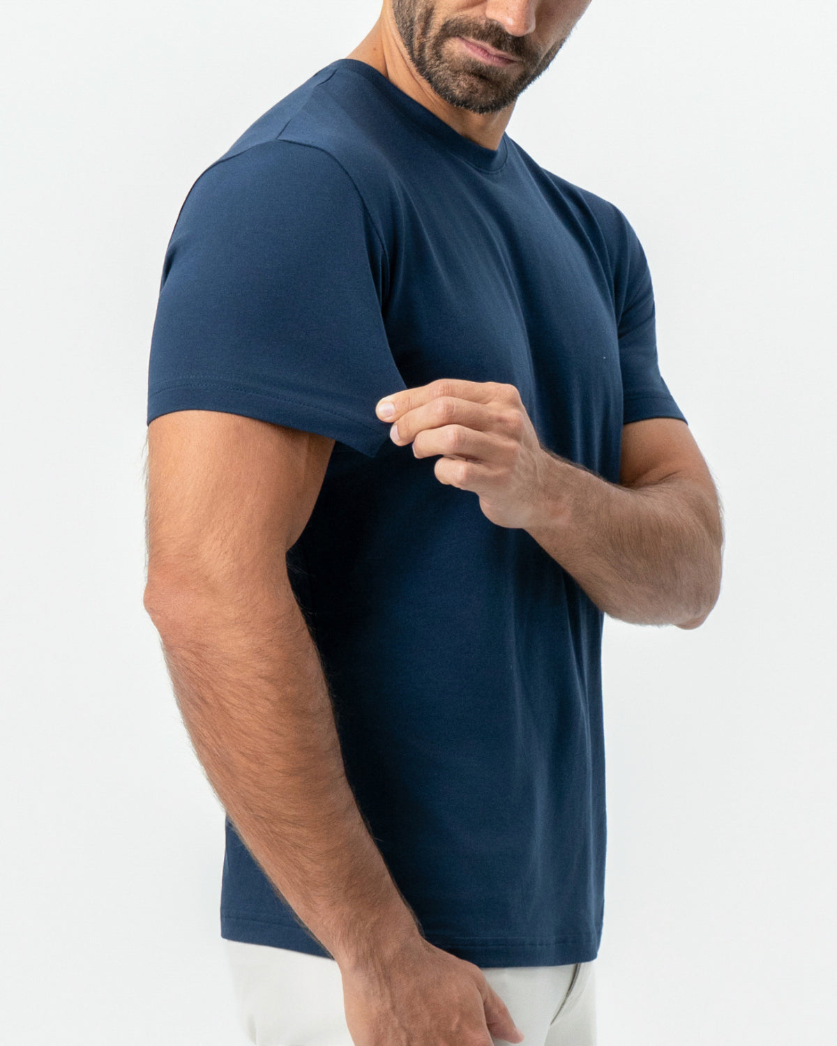 "The Hartford" Navy Short Sleeve Crewneck