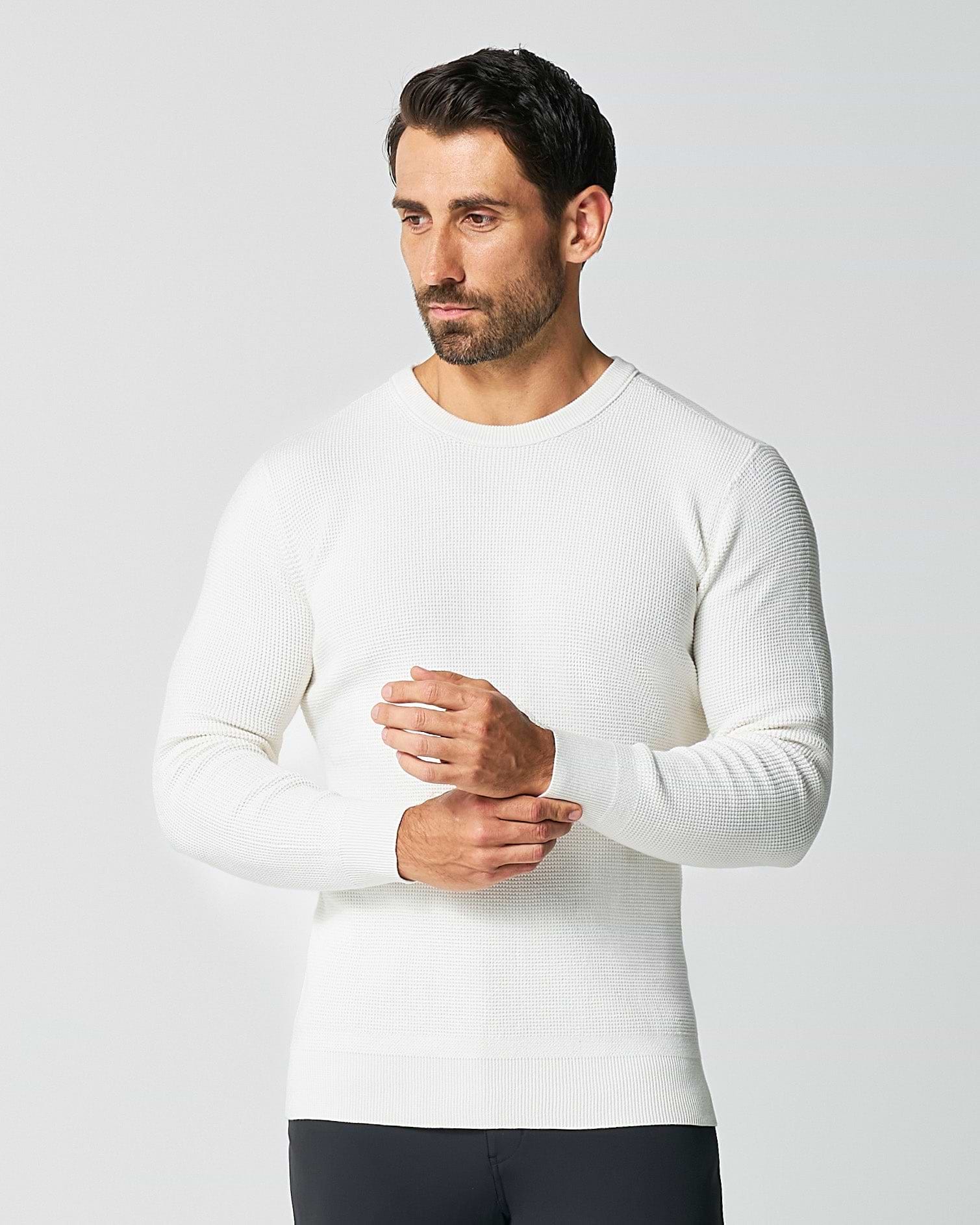 Heavy Knit Crewneck - Cream