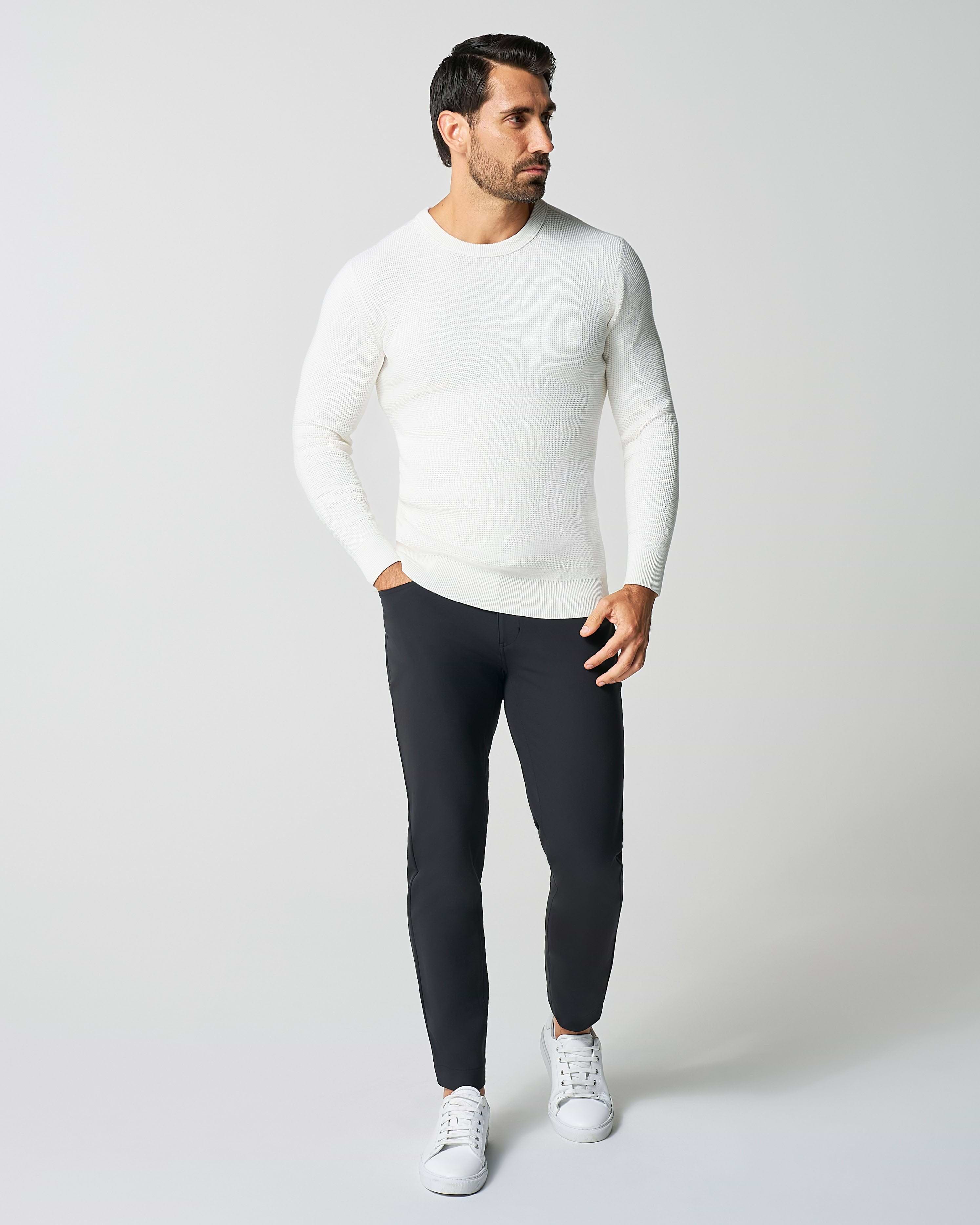 Heavy Knit Crewneck - Cream