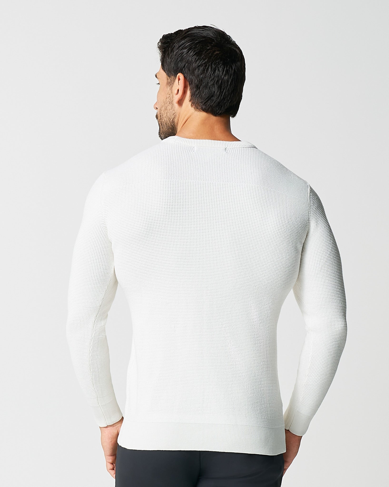 Heavy Knit Crewneck  - Cream