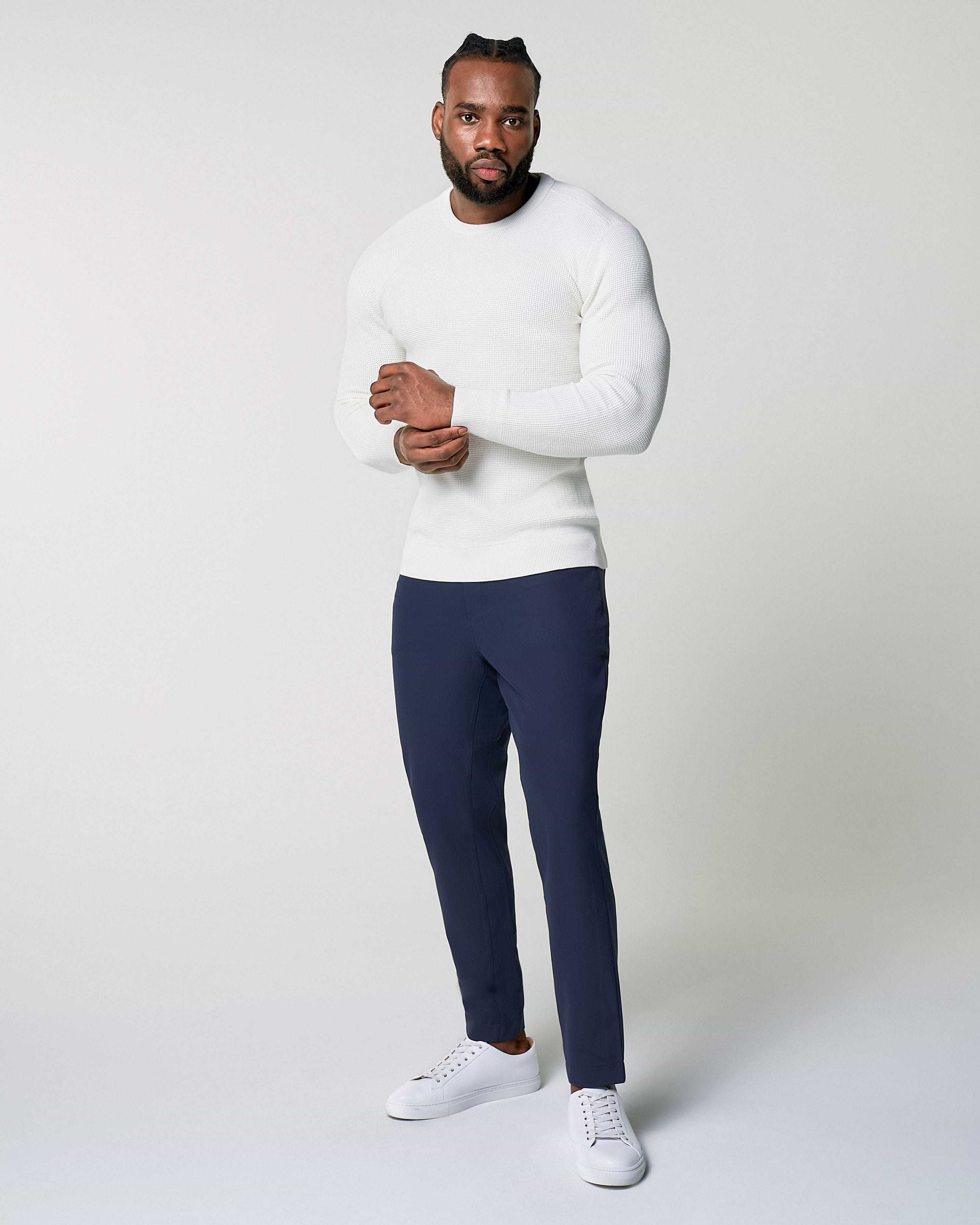 Heavy Knit Crewneck - Cream