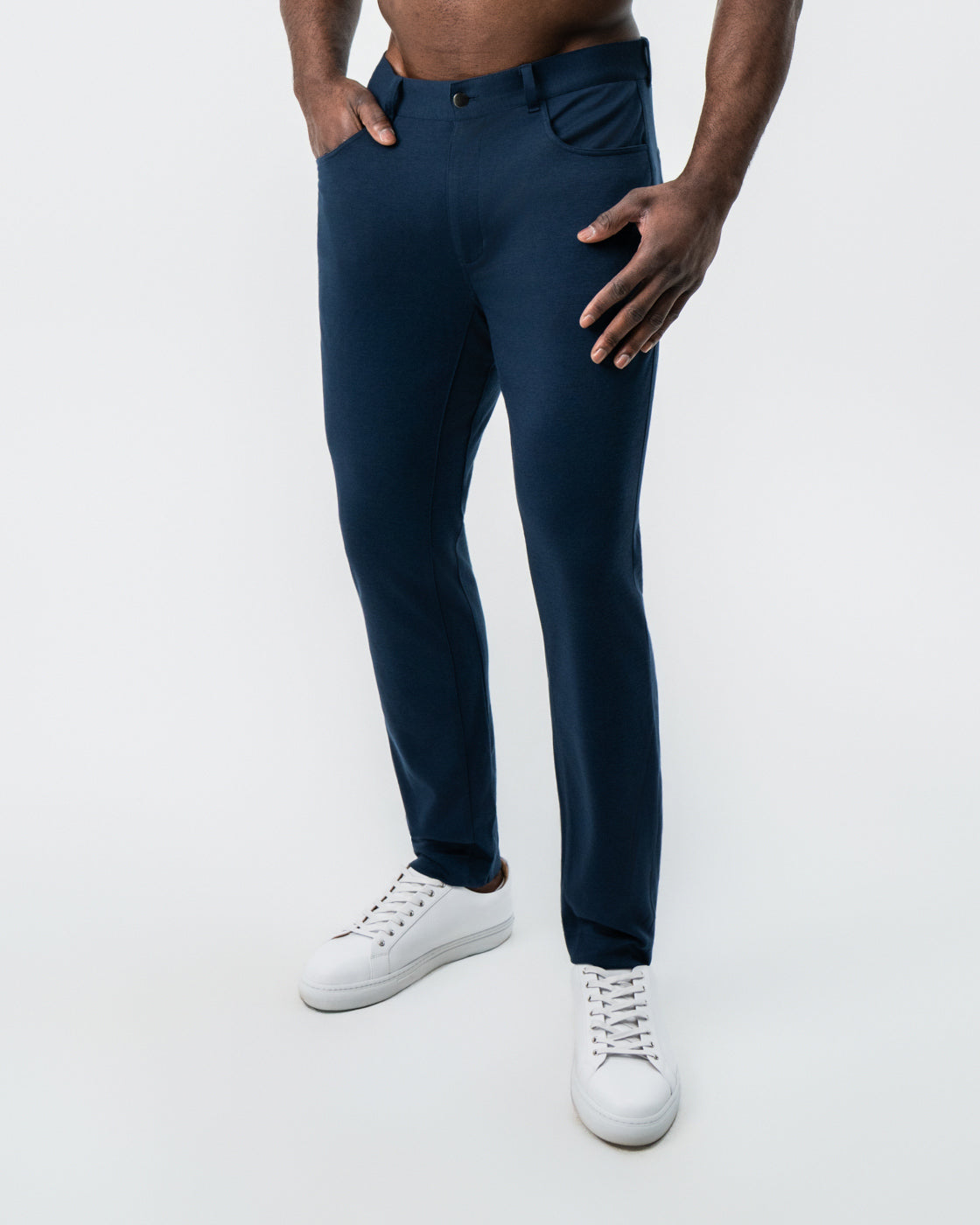 Knit Chino - Navy