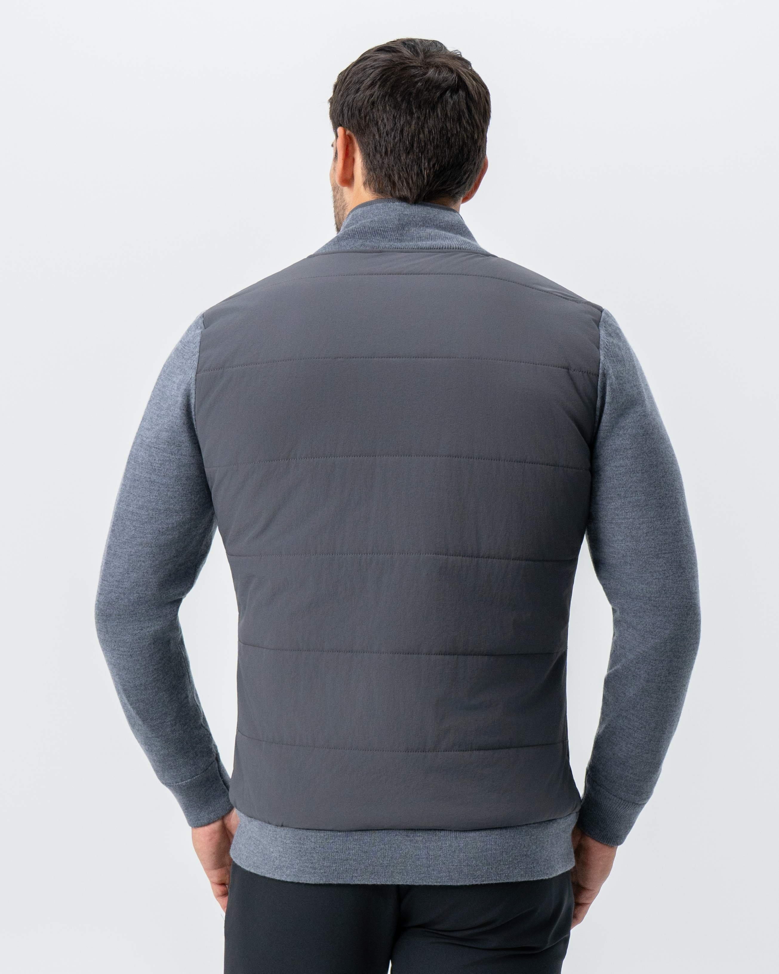 Knit Zip Jacket - Grey