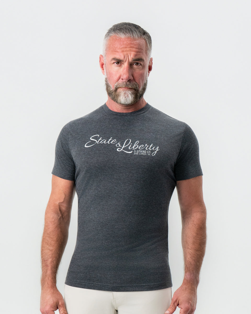 Logo T-Shirt - Charcoal