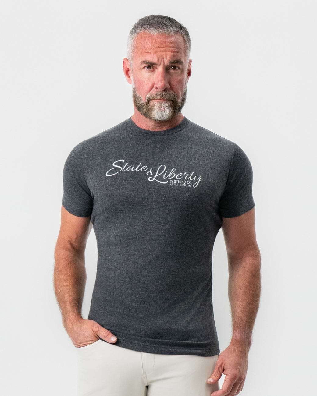 Logo T-Shirt - Charcoal