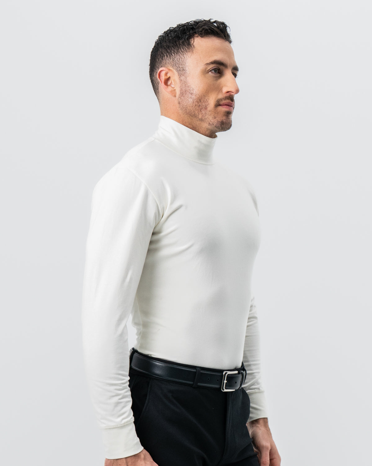Mock Turtleneck - Cream
