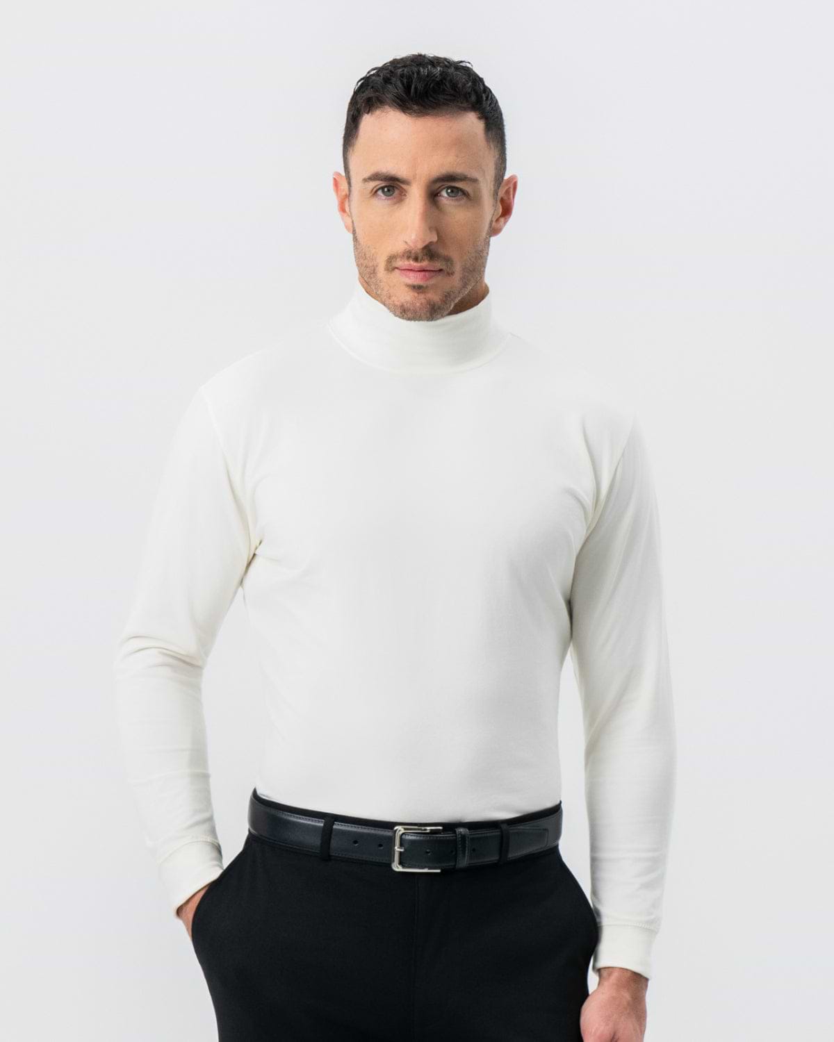 Mock Turtleneck - Cream