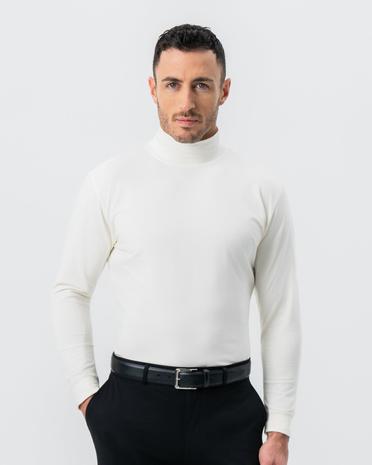 Mock Turtleneck - Cream