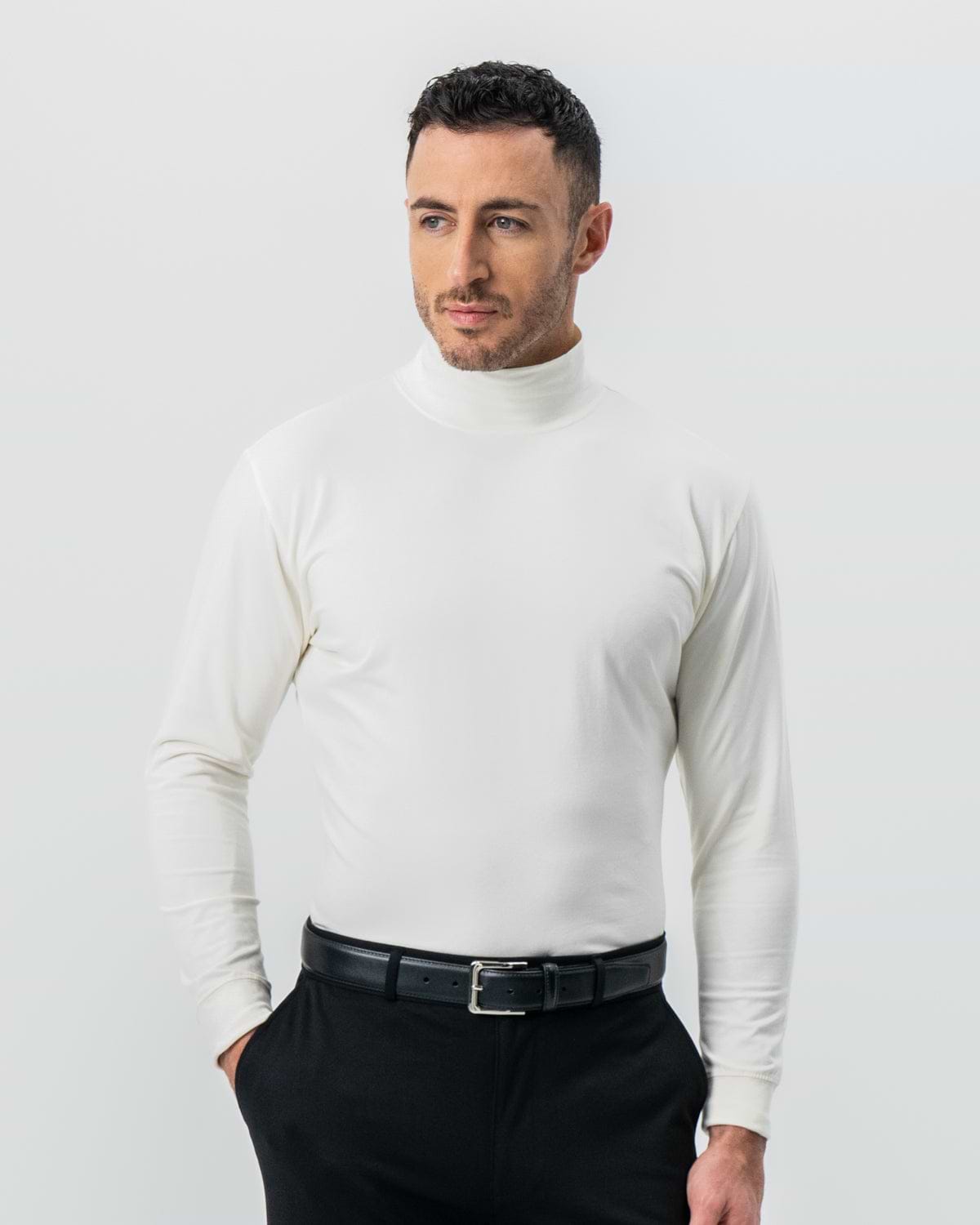 Mock Turtleneck - Cream