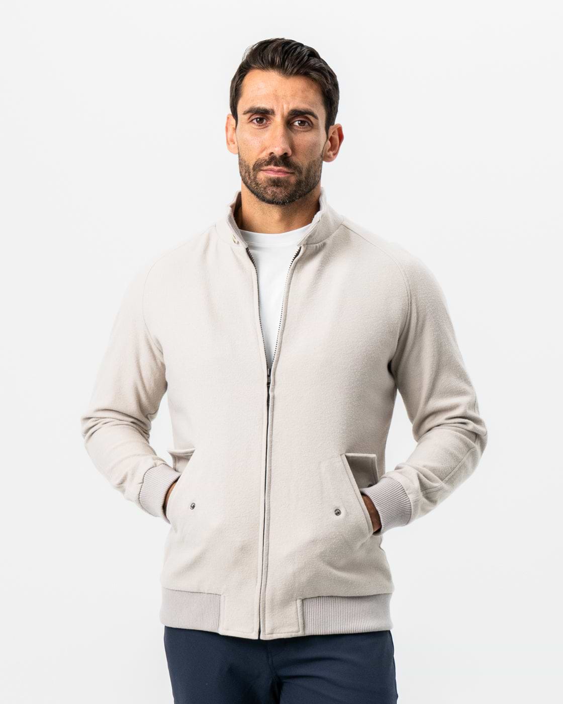 Brushed Bomber - Tan