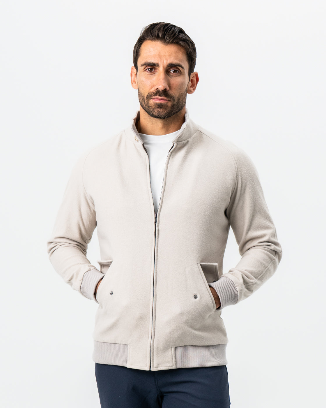 Brushed Bomber - Tan