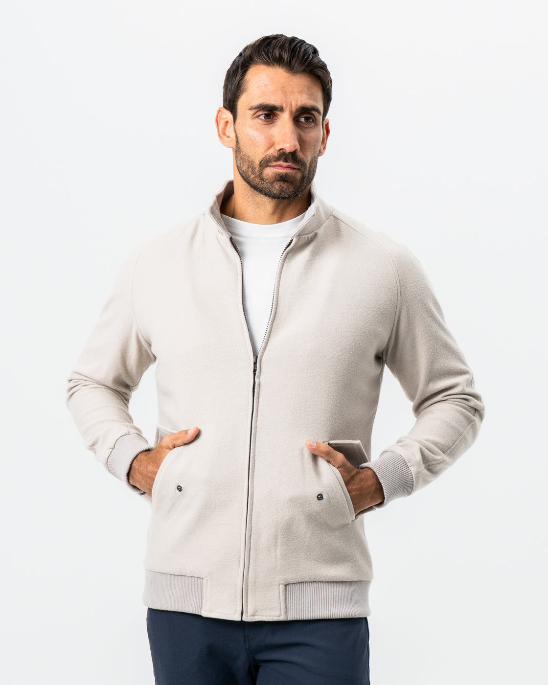 Brushed Bomber - Tan