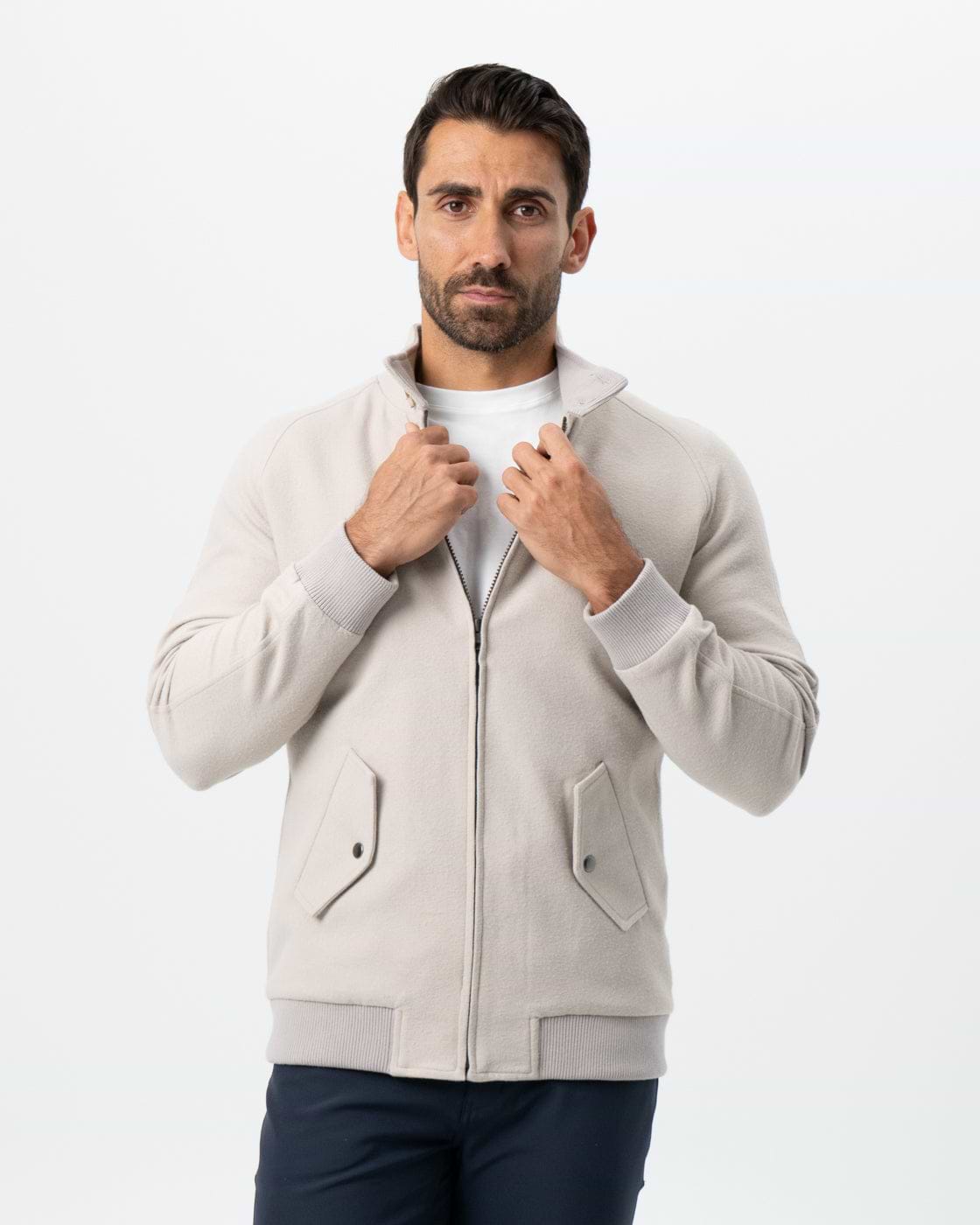 Brushed Bomber - Tan