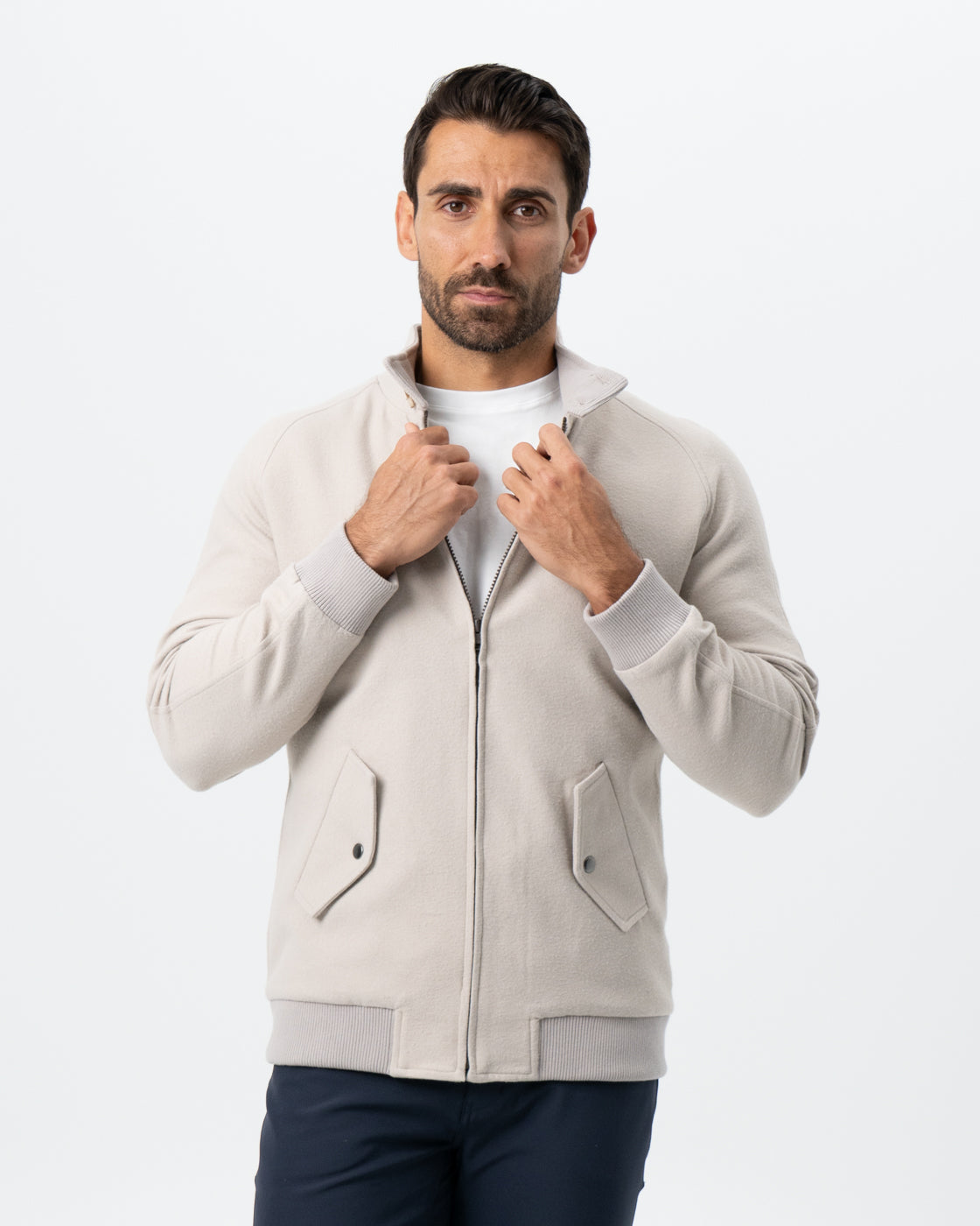 Brushed Bomber - Tan