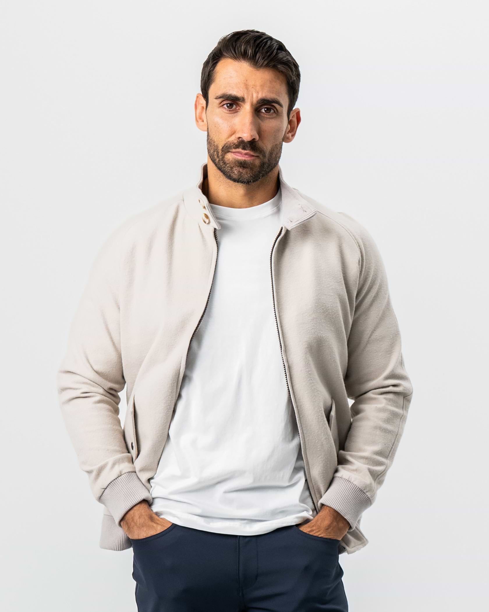 Brushed Bomber - Tan