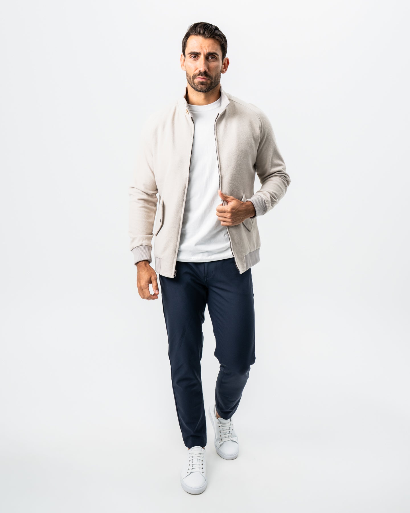 Brushed Bomber - Tan