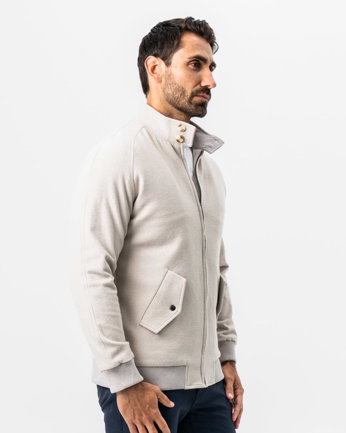 Brushed Bomber - Tan