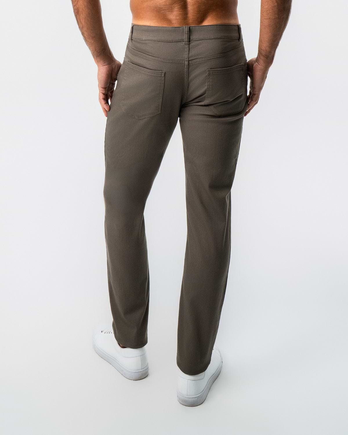 Performance Cotton Twill 5 Pocket Pant - Olive