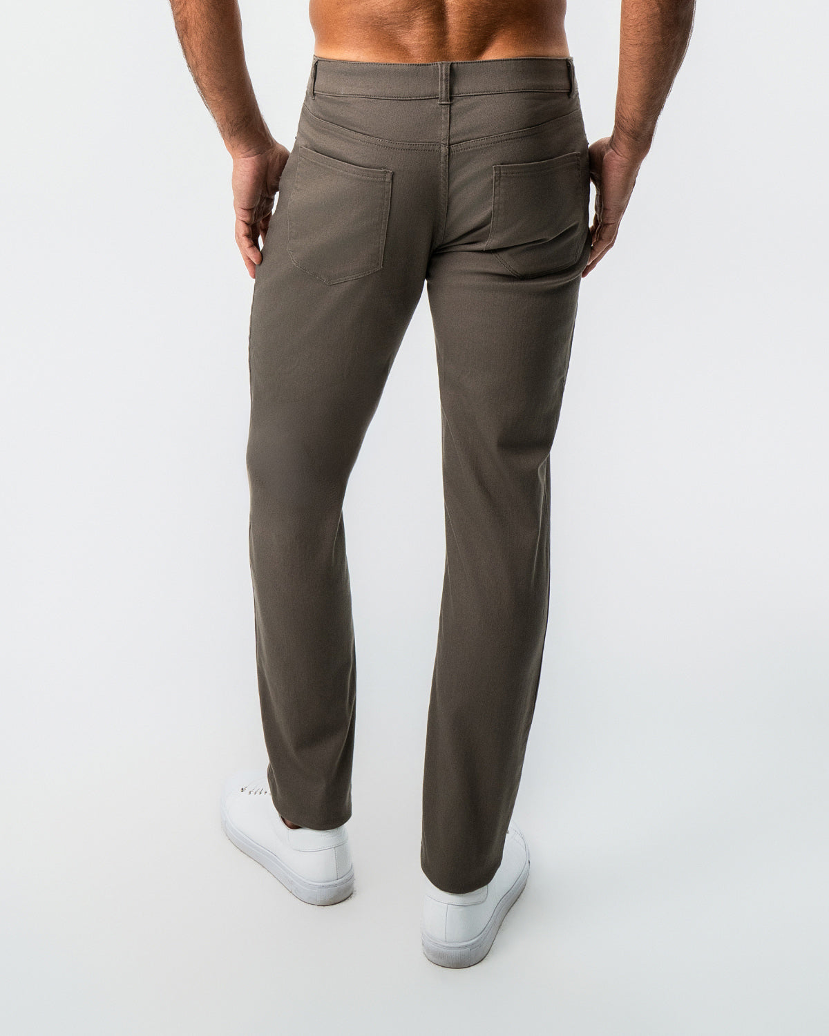 Performance Cotton Twill 5 Pocket Pant - Olive