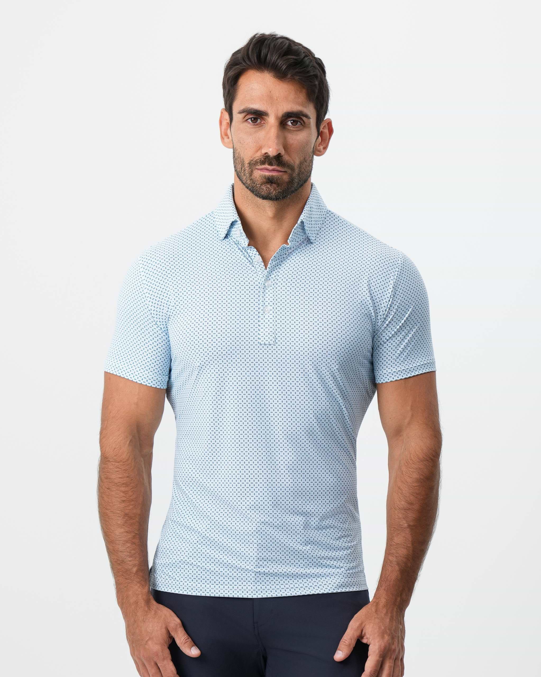 "The Bolt" Light Blue & Navy Cross Diamond