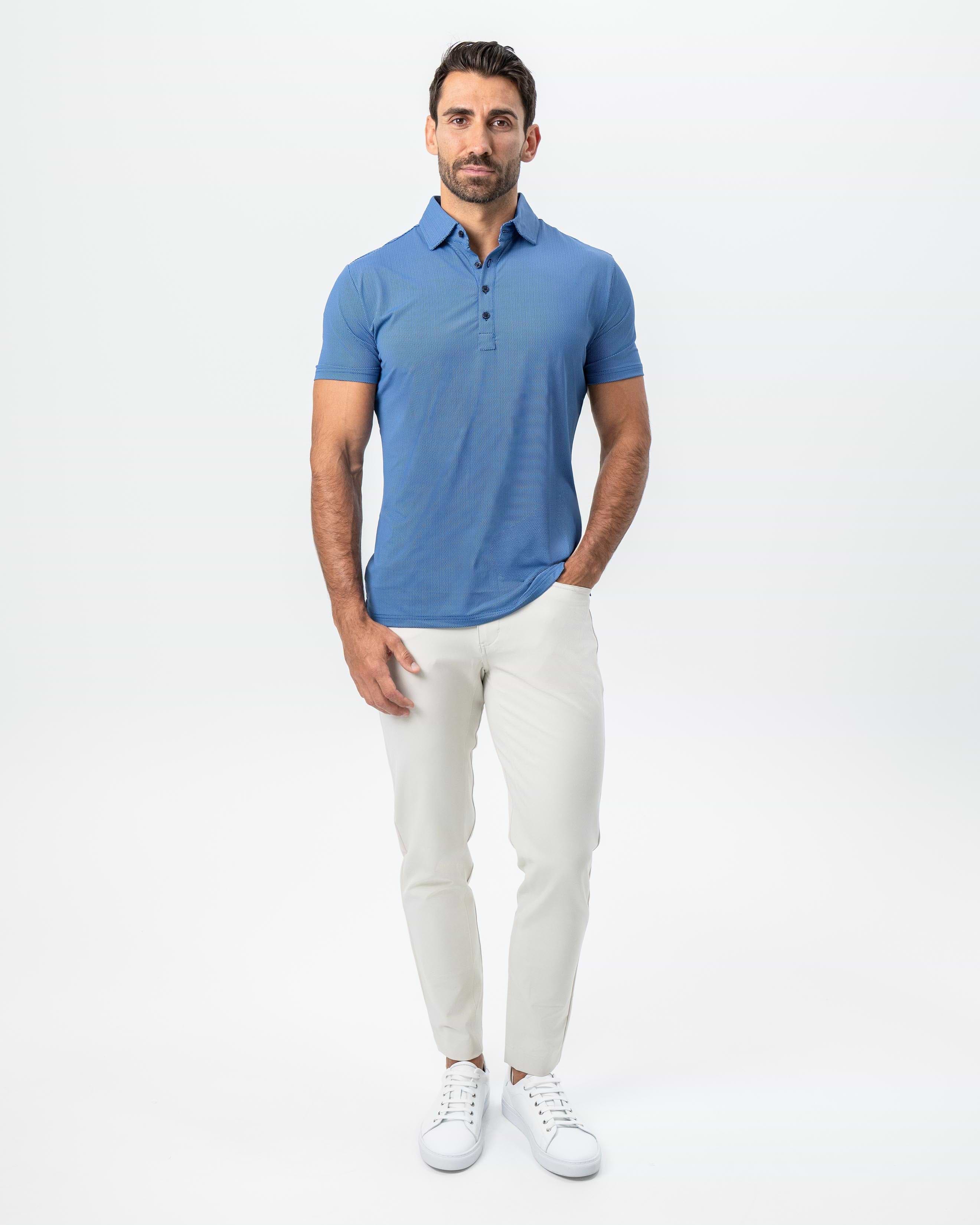 "The Luke" Blue Mini Crown Check