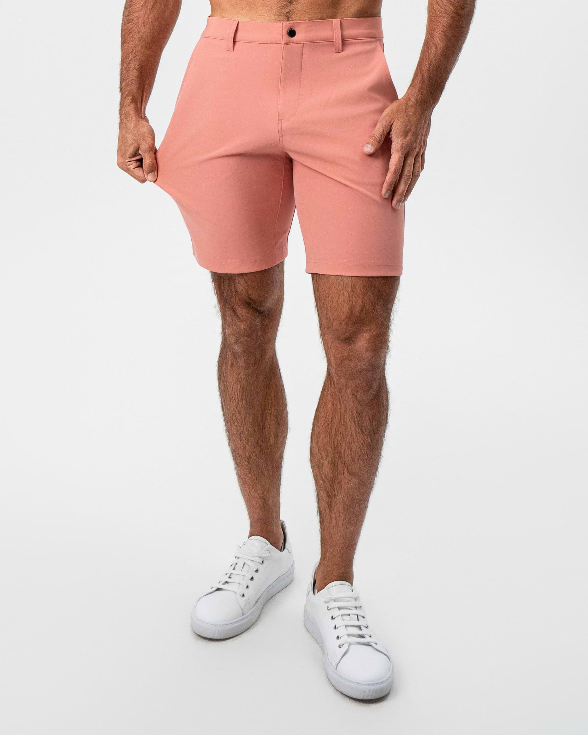 Athletic Fit Shorts - Salmon