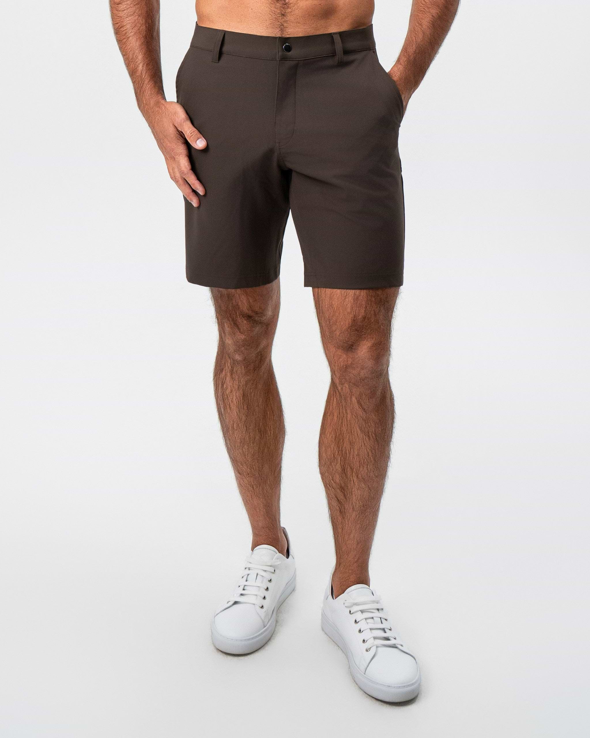 Athletic Fit Shorts - Brown