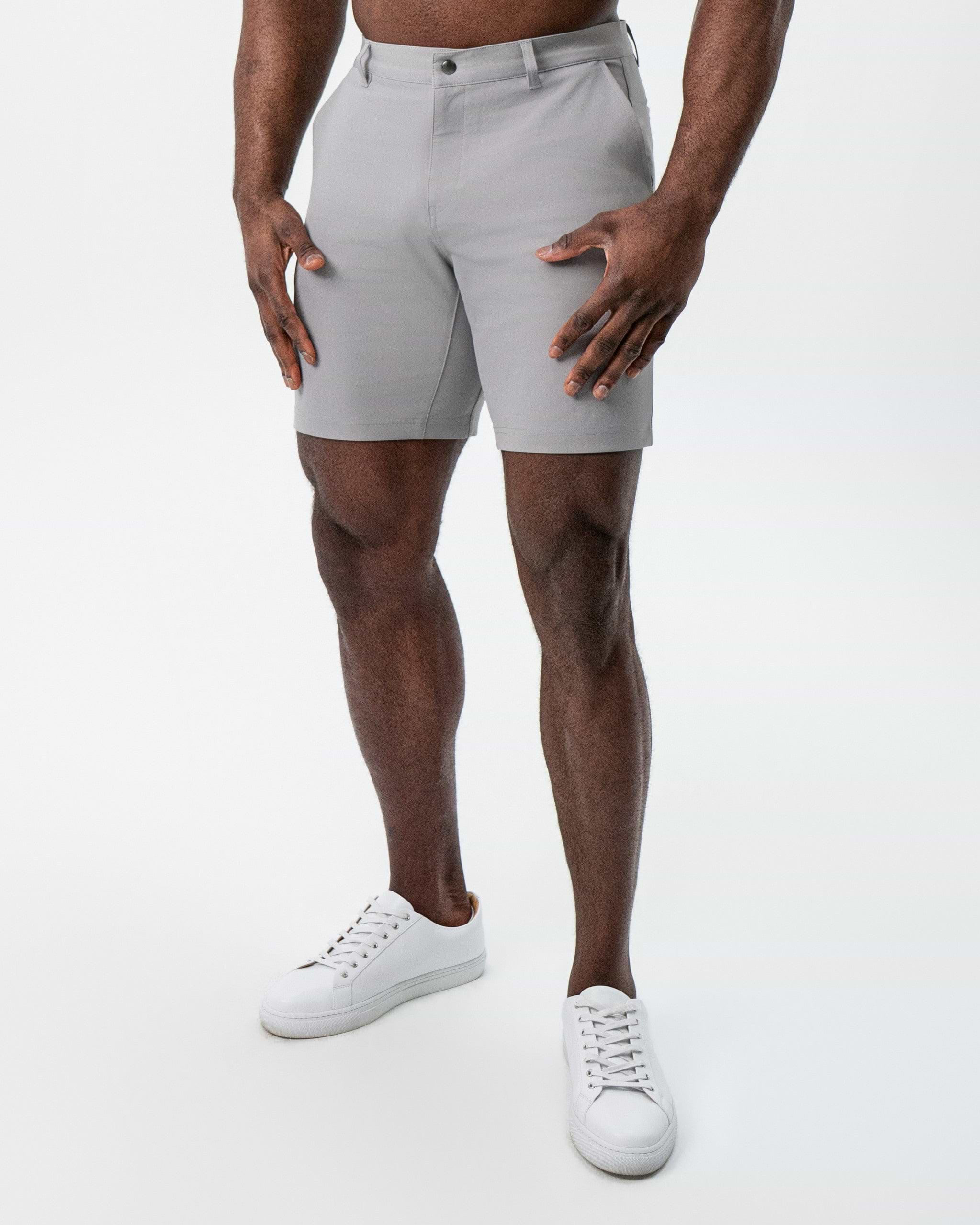 Athletic Fit Shorts - Light Grey