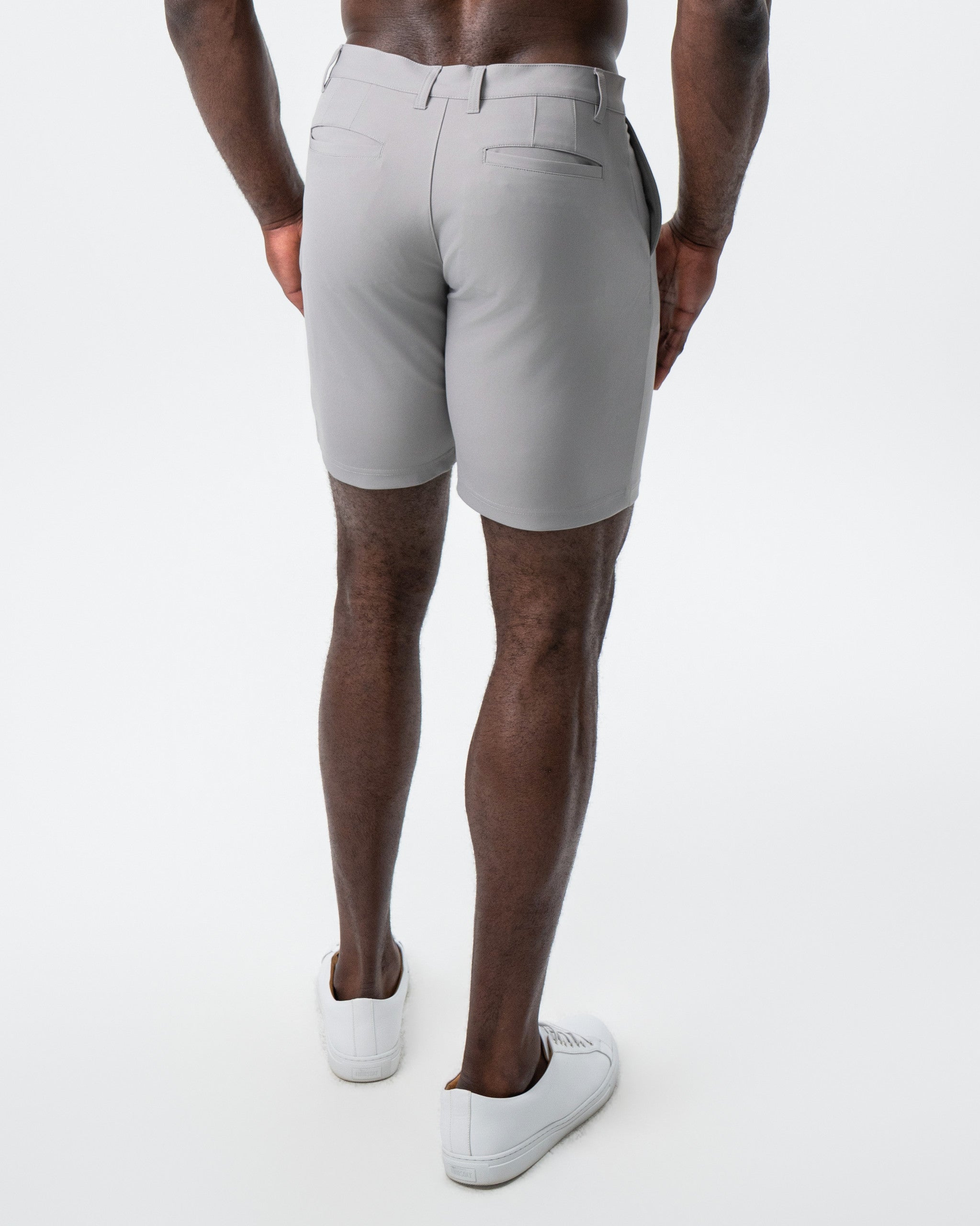 Athletic Fit Shorts - Light Grey