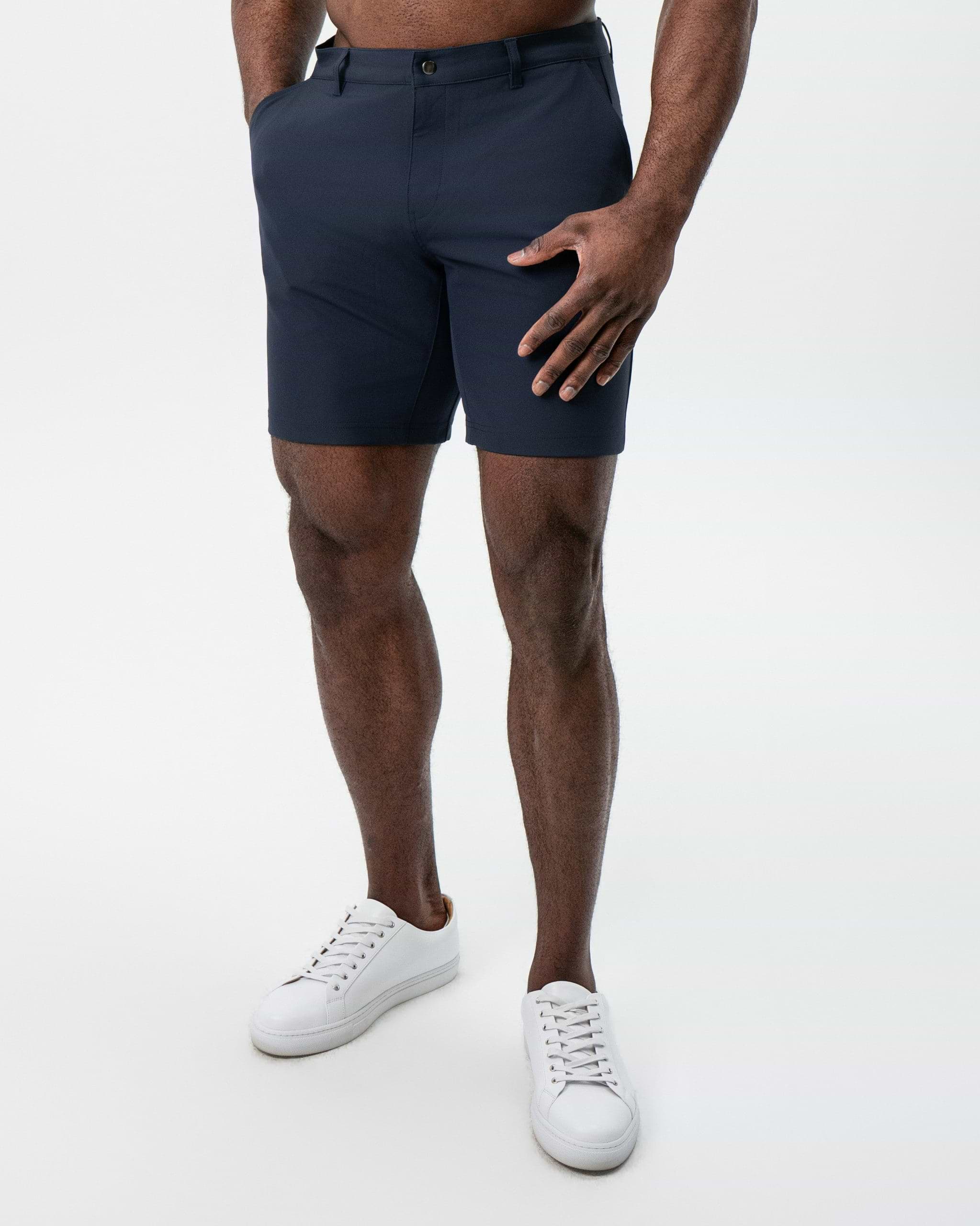 Athletic Fit Shorts - Navy