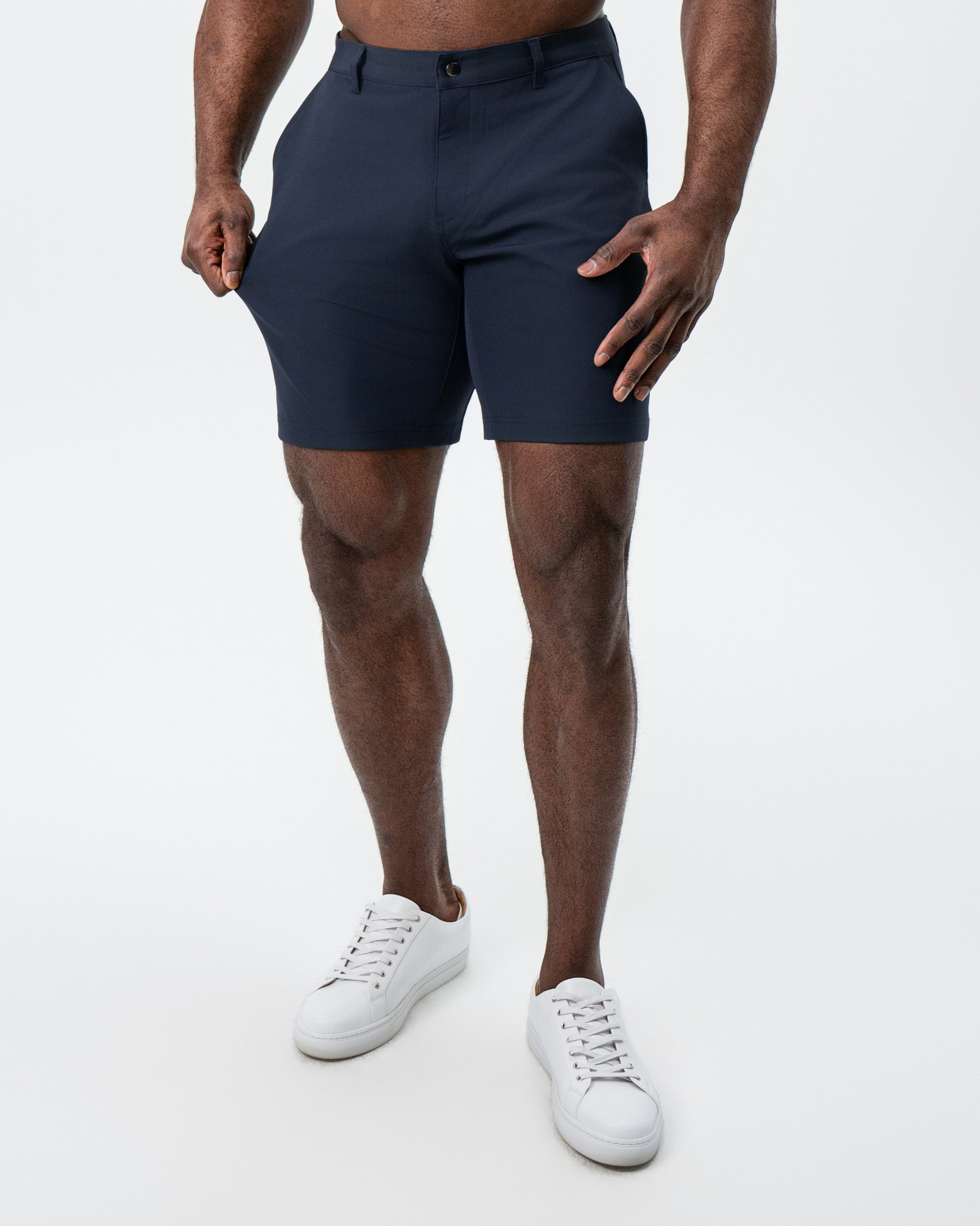 Athletic Fit Shorts - Navy