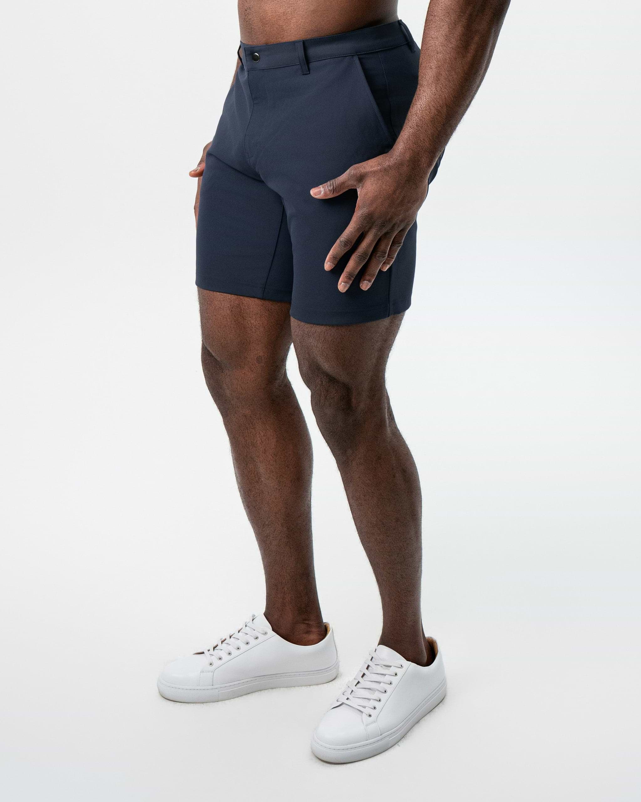 Athletic Fit Shorts - Navy