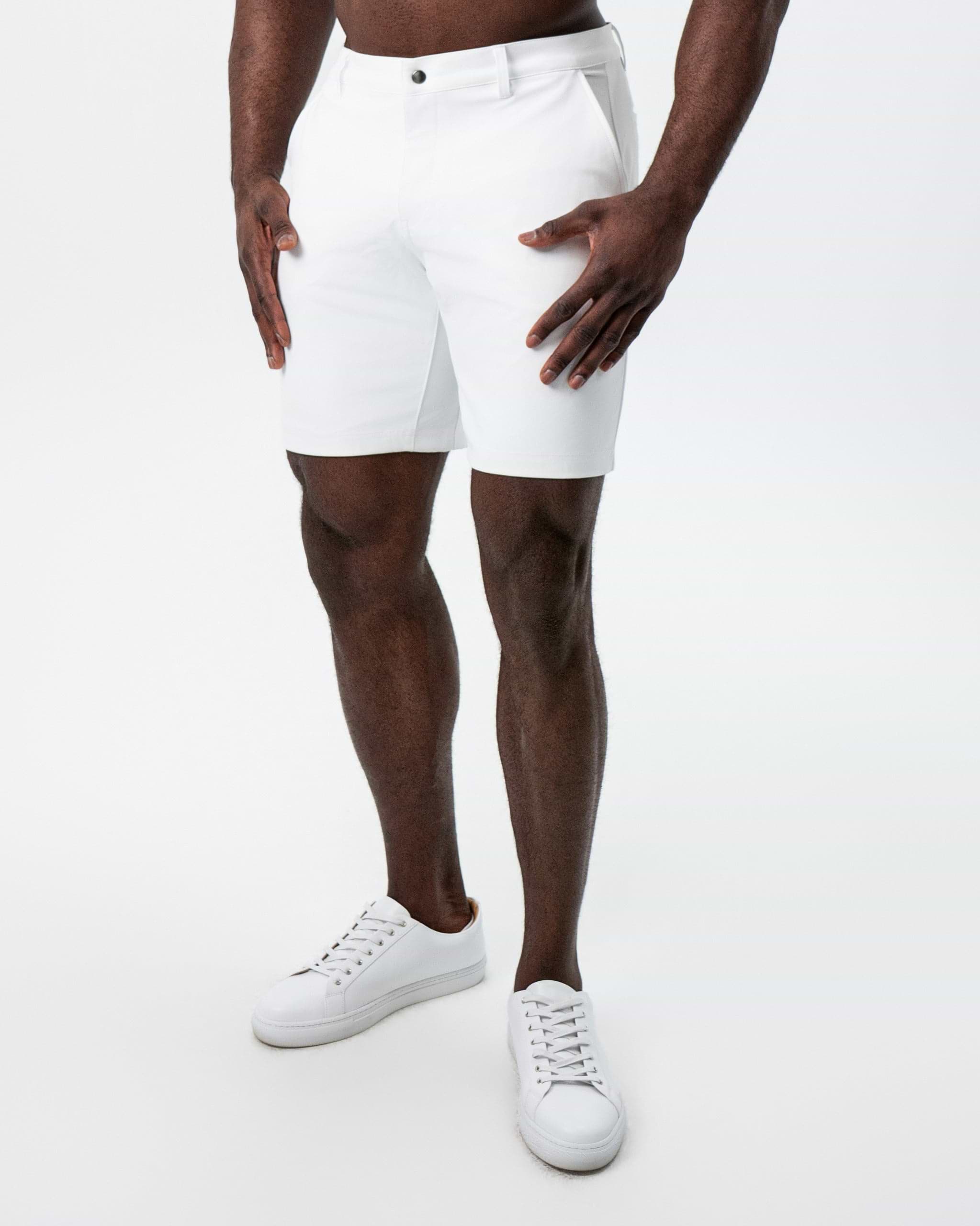 Athletic Fit Shorts - White