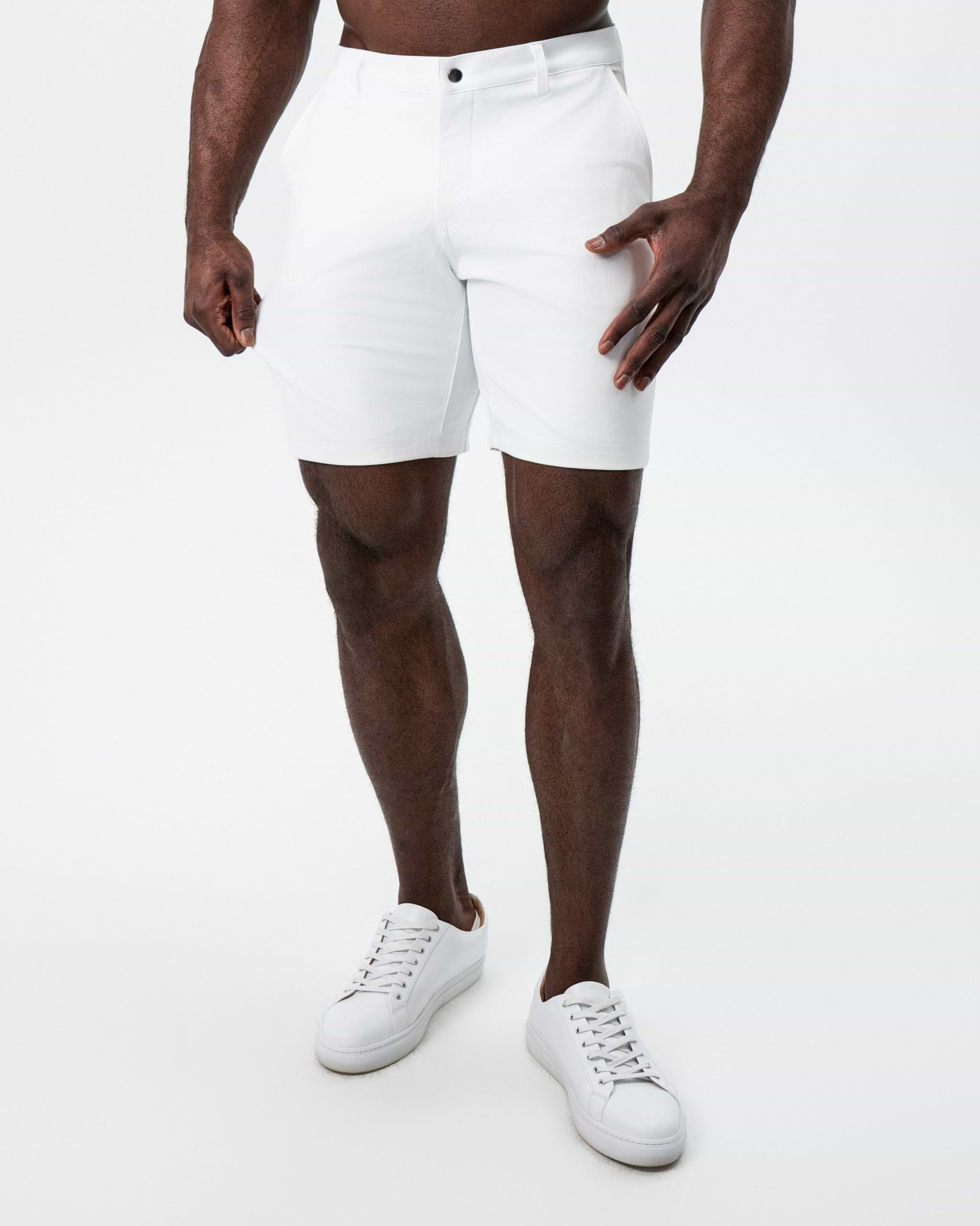 Athletic Fit Shorts - White