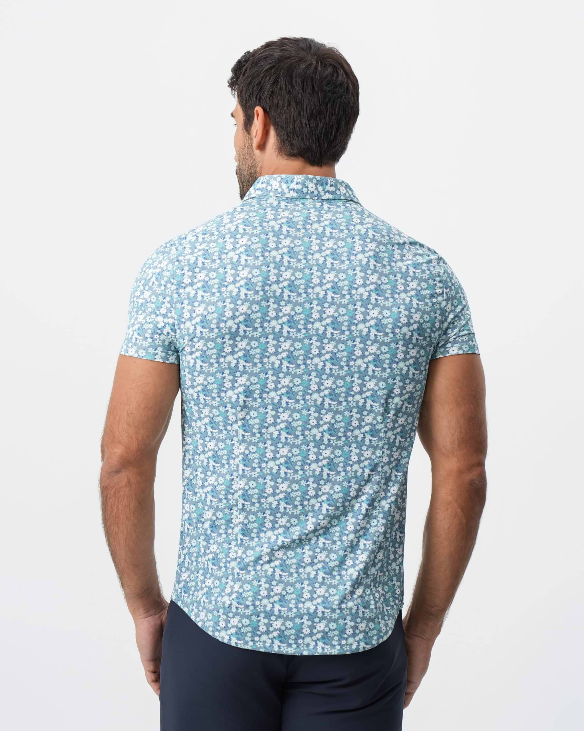 "The Bloom" Grey with Floral Print