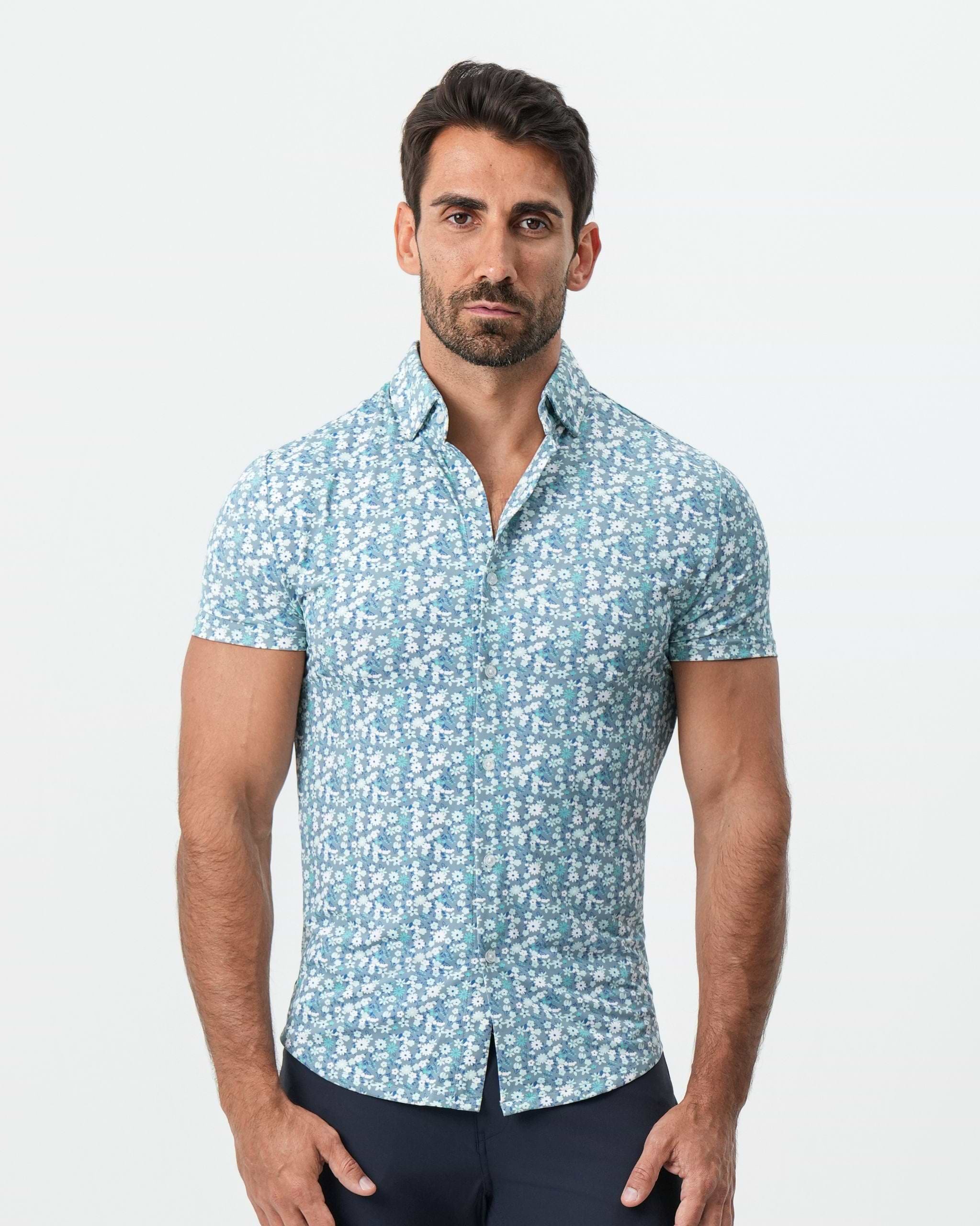 "The Bloom" Grey with Floral Print