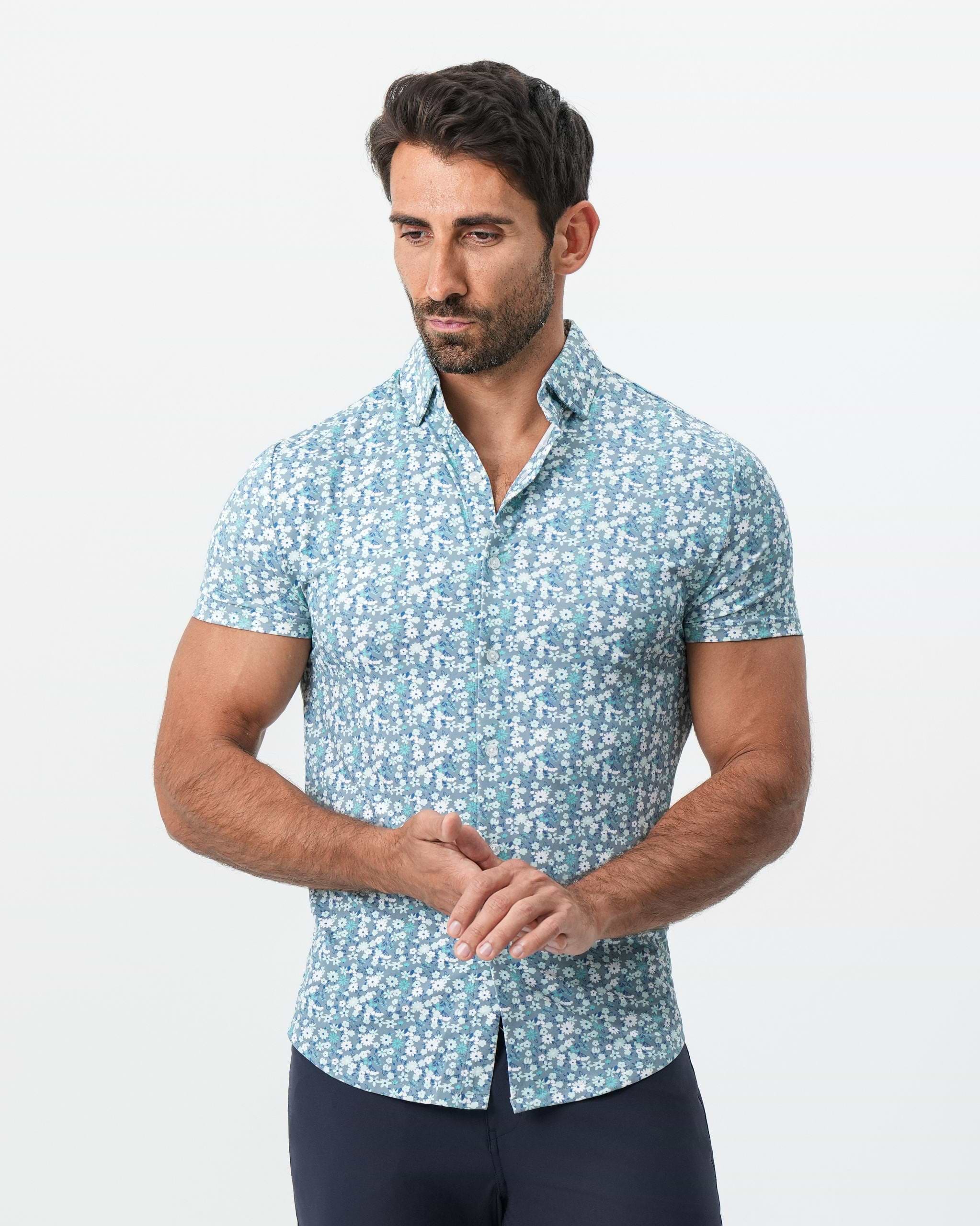 "The Bloom" Grey with Floral Print