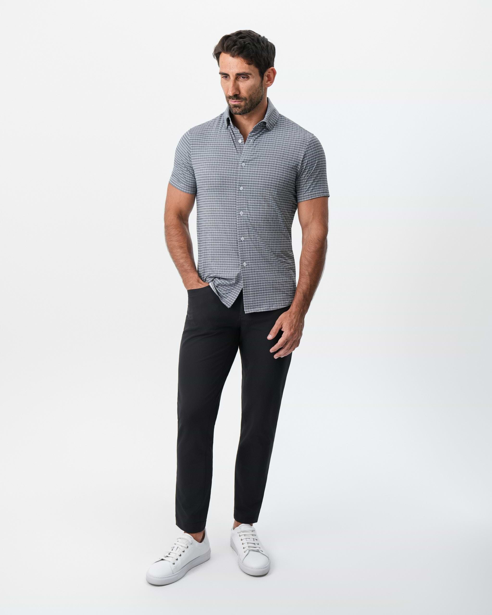 "The Bridgestone" Big Check Grey