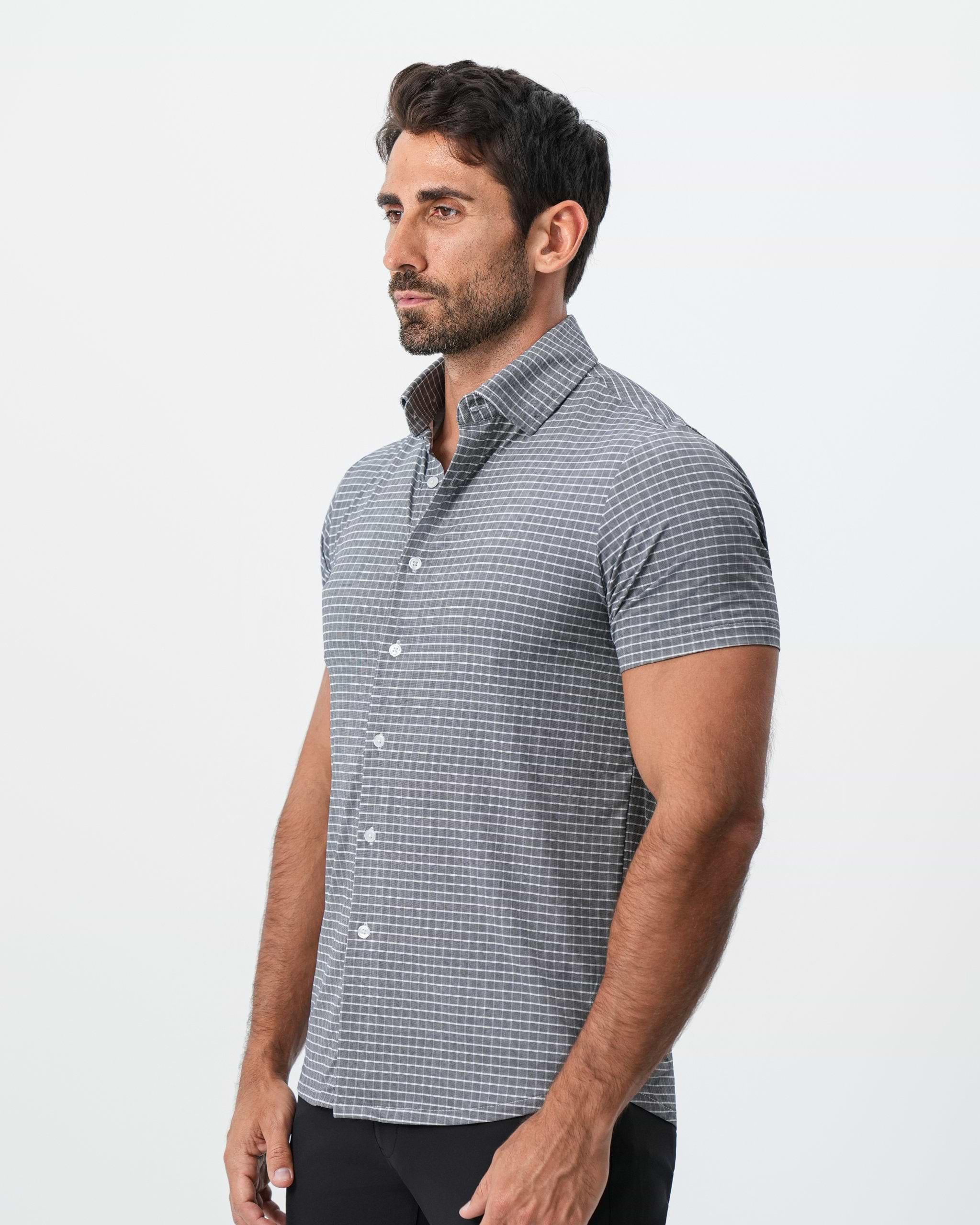 "The Bridgestone" Big Check Grey