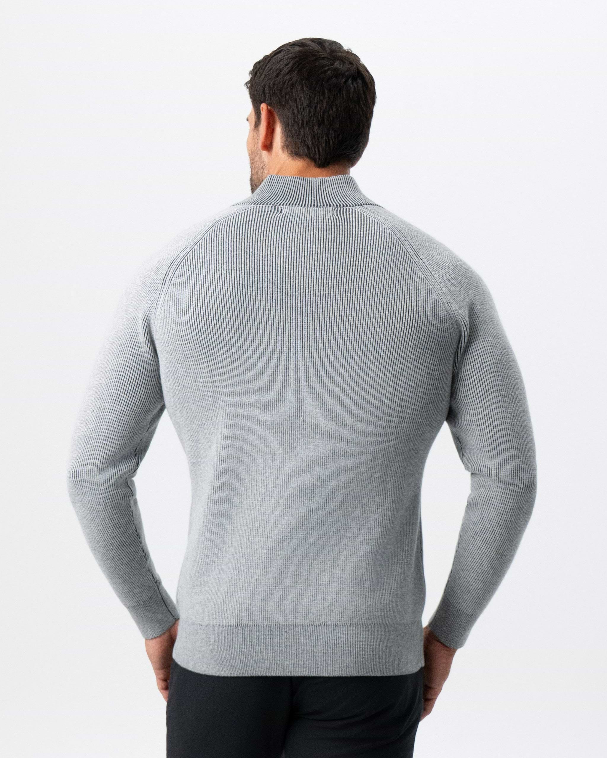 Mid-Weight Sweater Bomber - Grey
