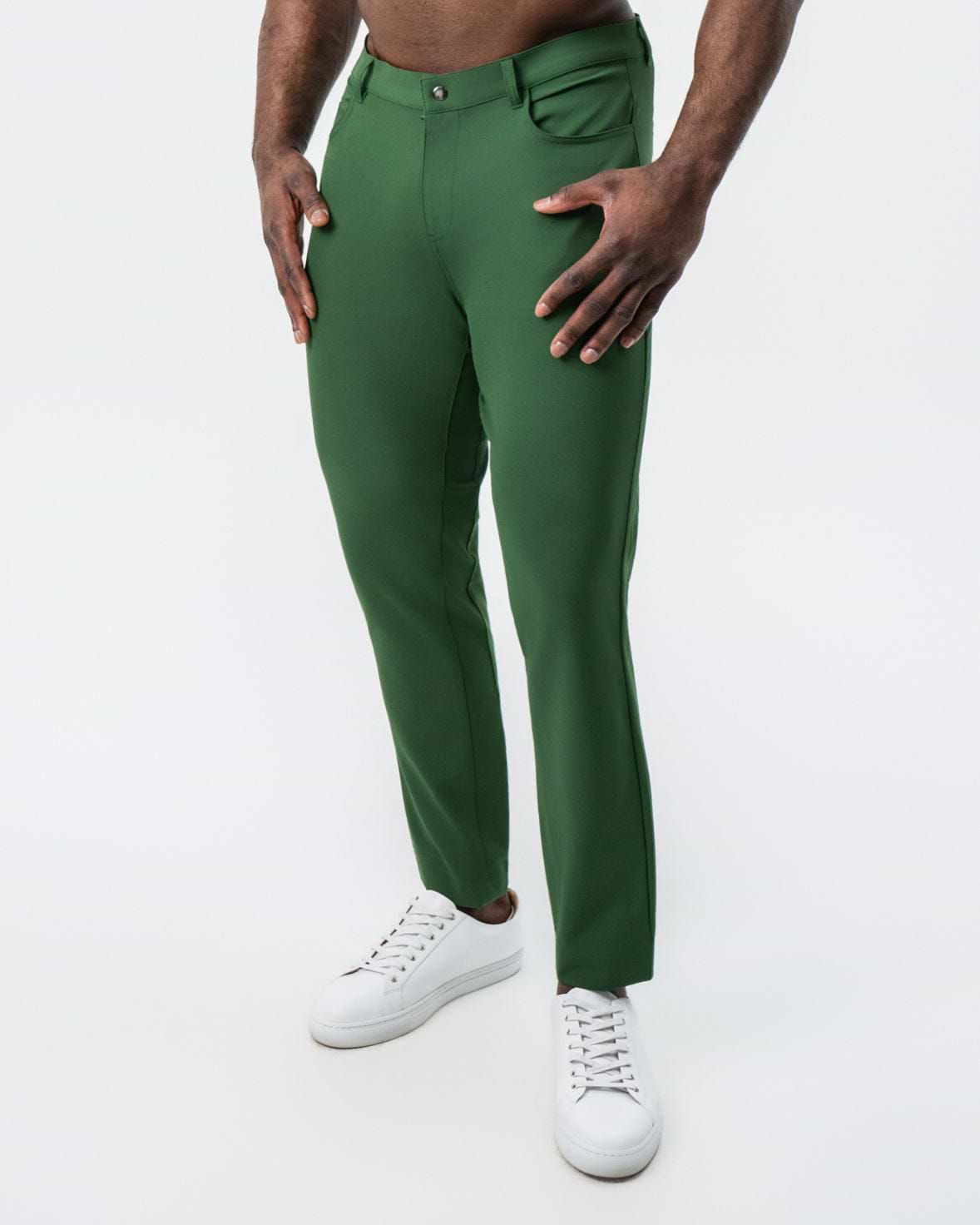 Athletic Fit Stretch Tech Chino - Hunter Green