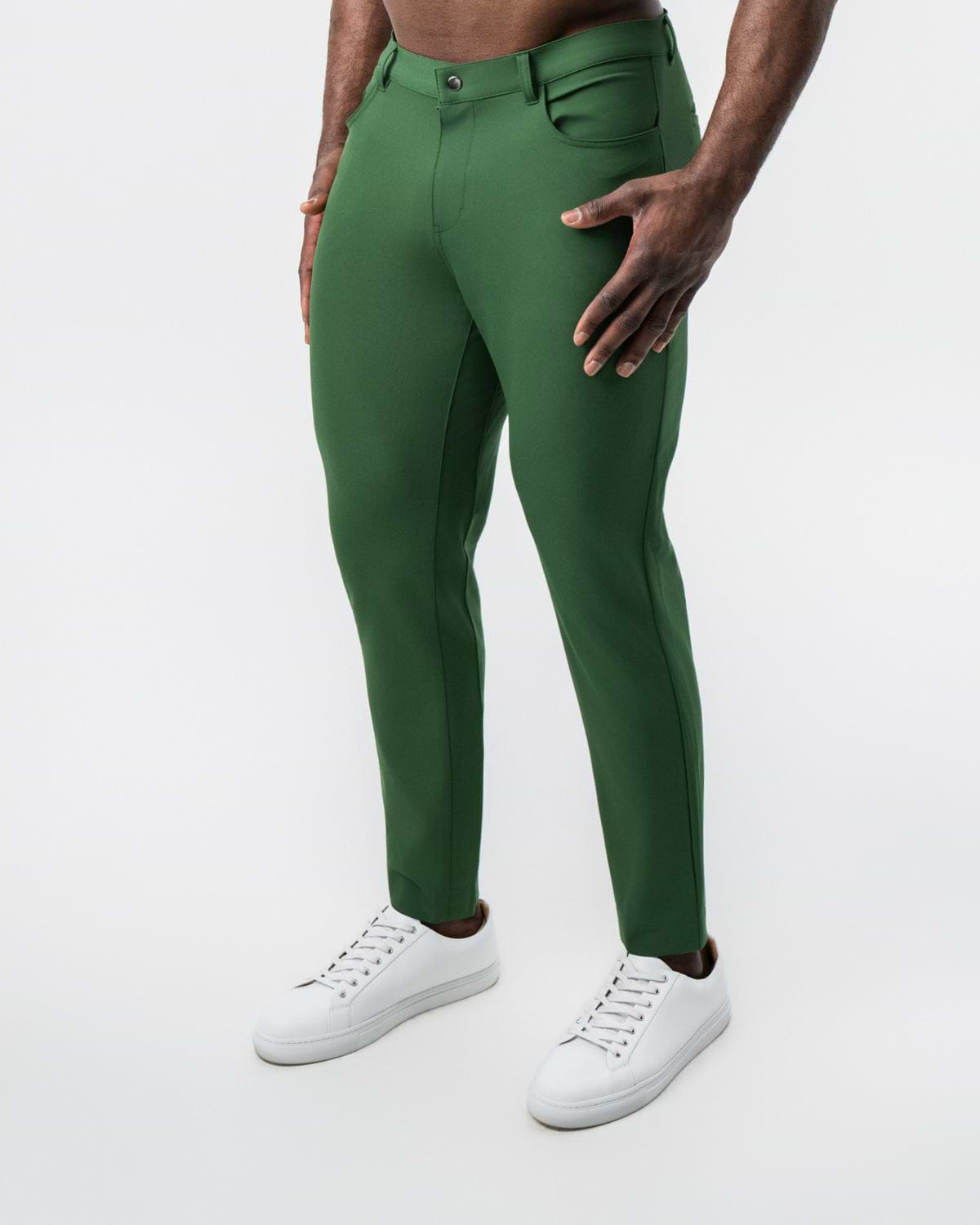 Athletic Fit Stretch Tech Chino - Hunter Green
