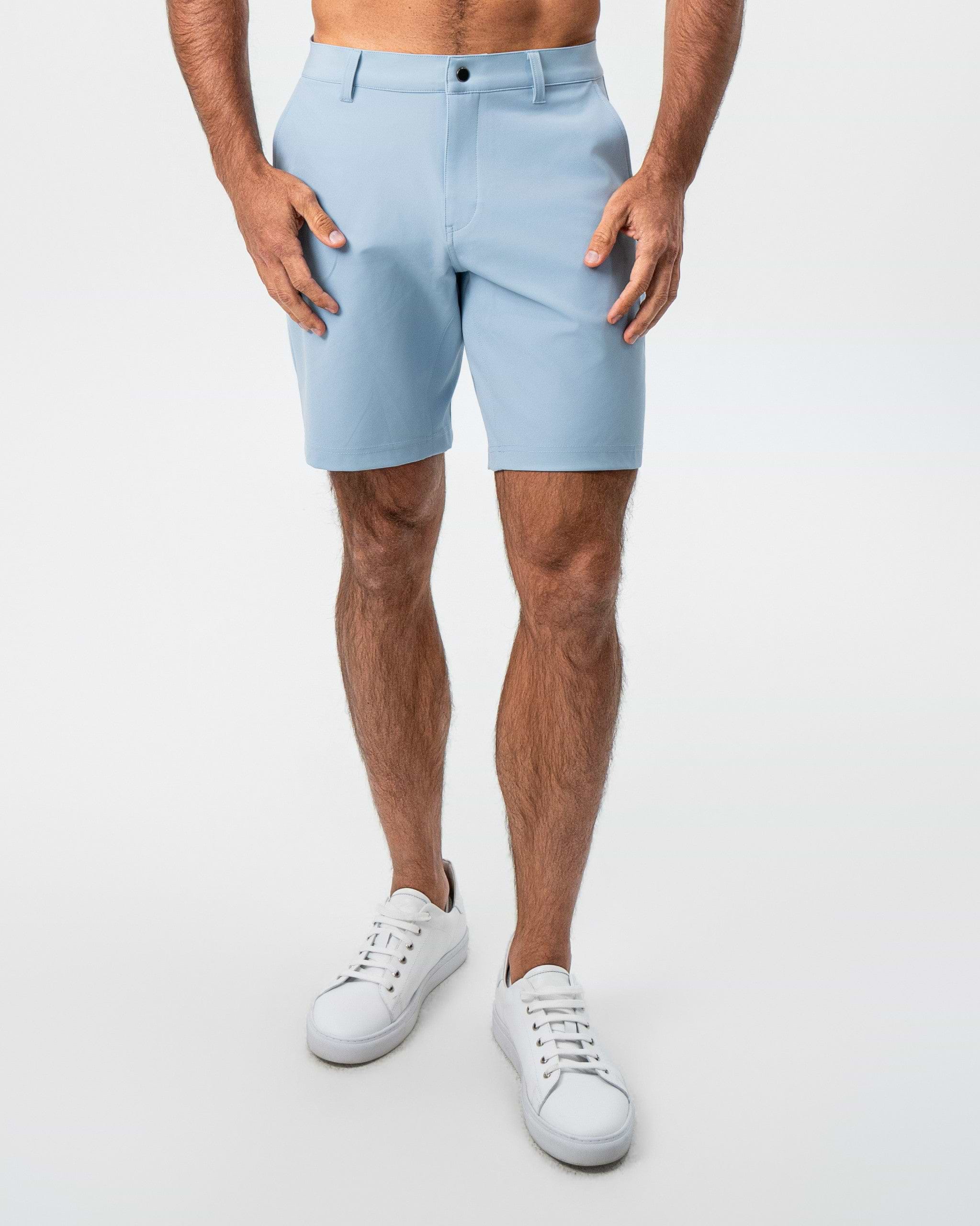 Athletic Fit Shorts - Light Blue