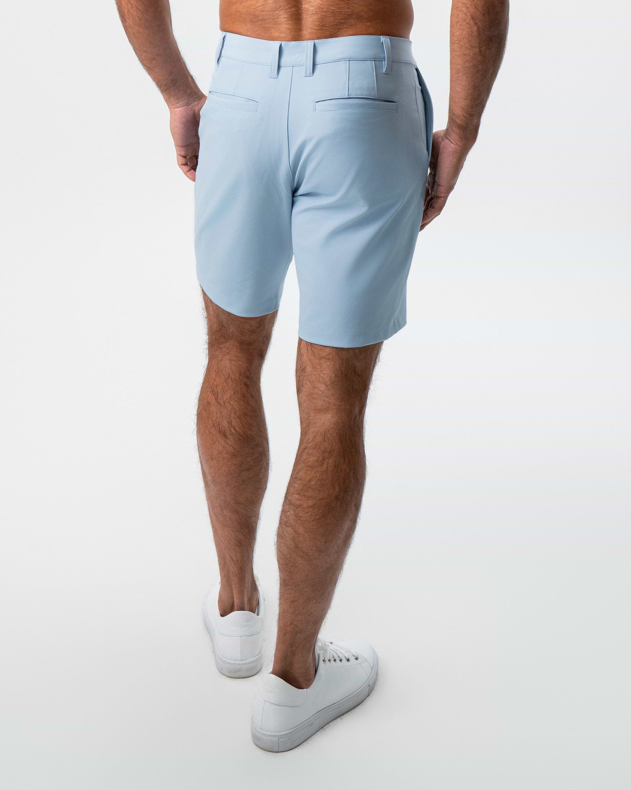 Athletic Fit Shorts - Light Blue