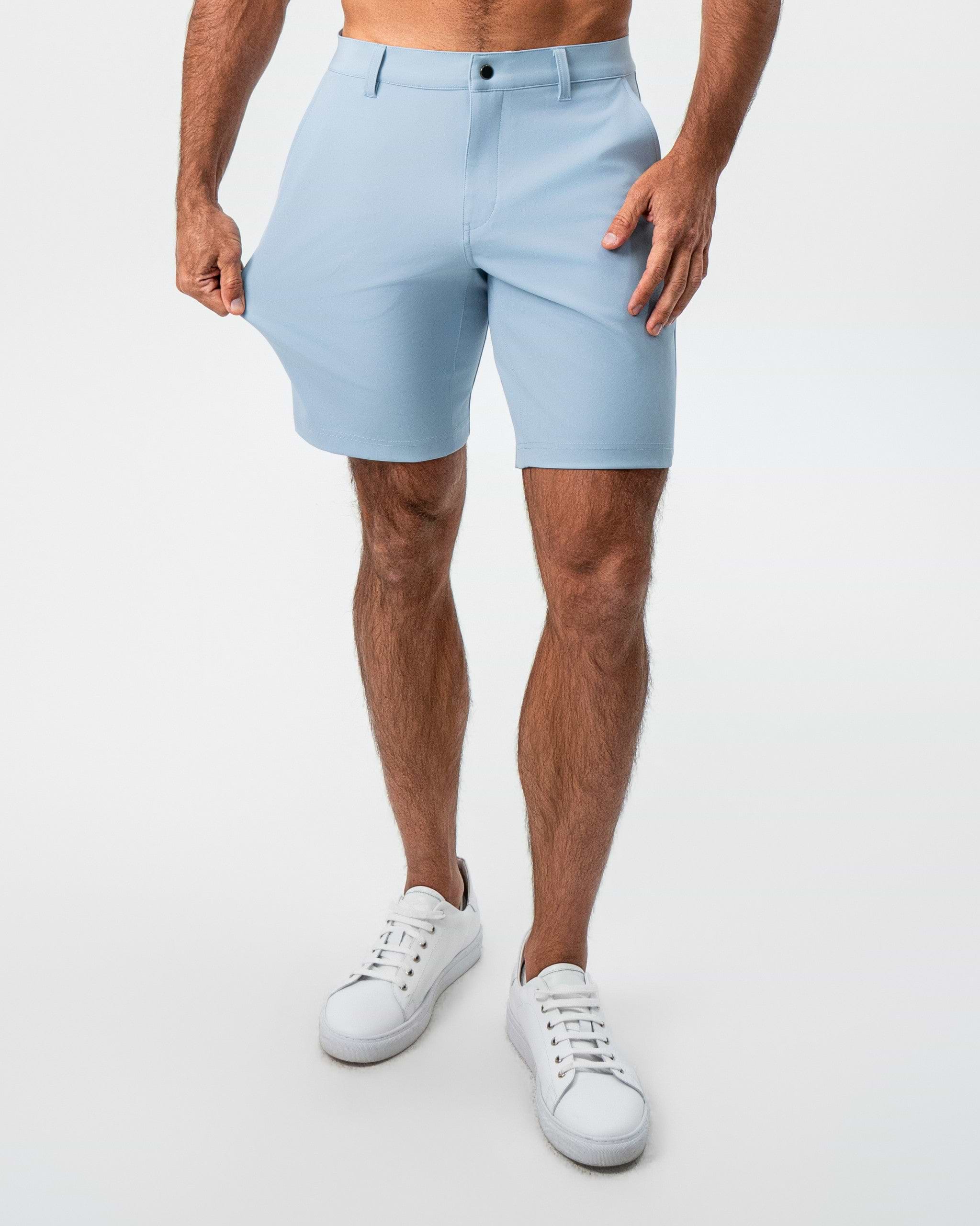 Athletic Fit Shorts - Light Blue