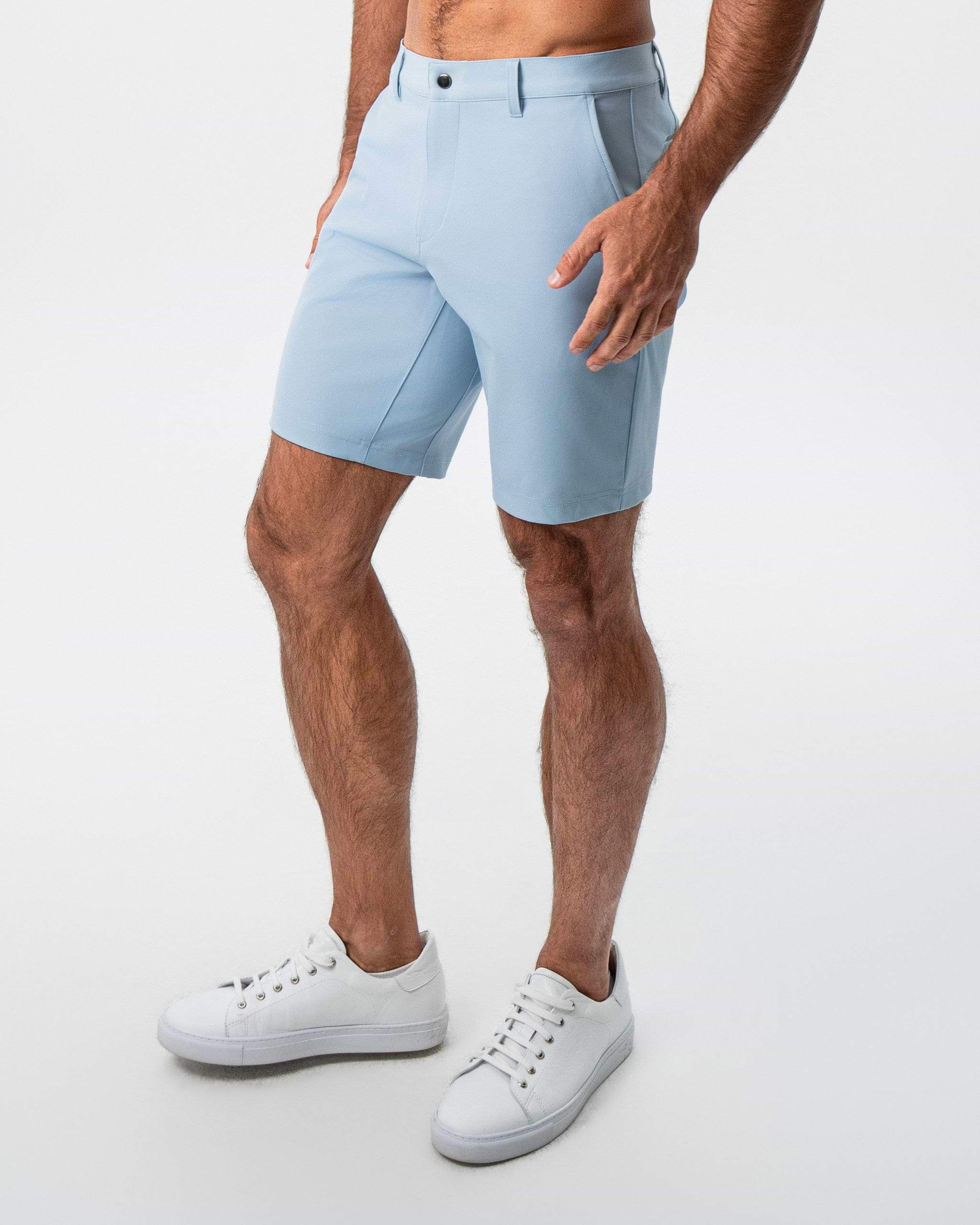 Athletic Fit Shorts - Light Blue