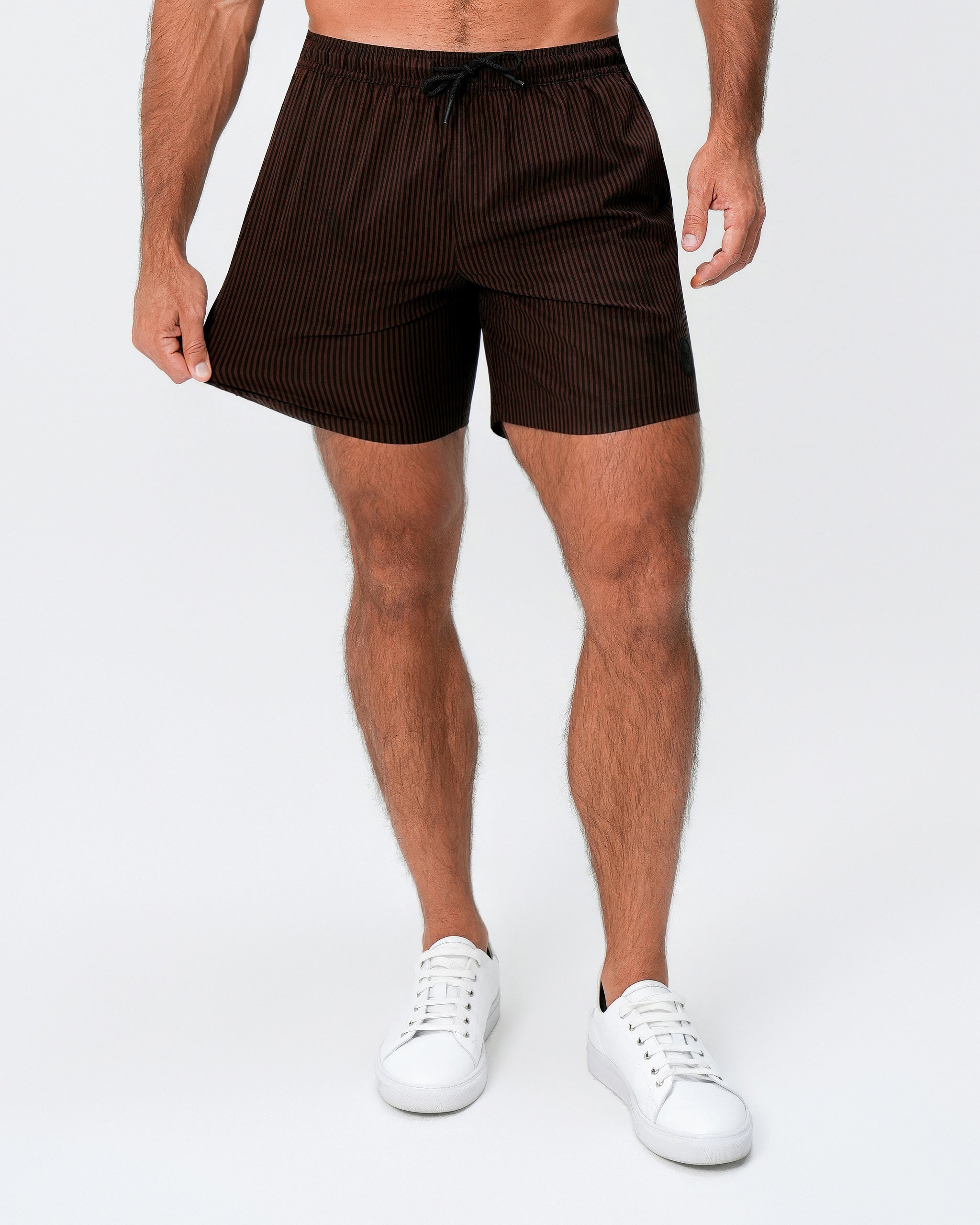 Swim Trunks - Brown & Black